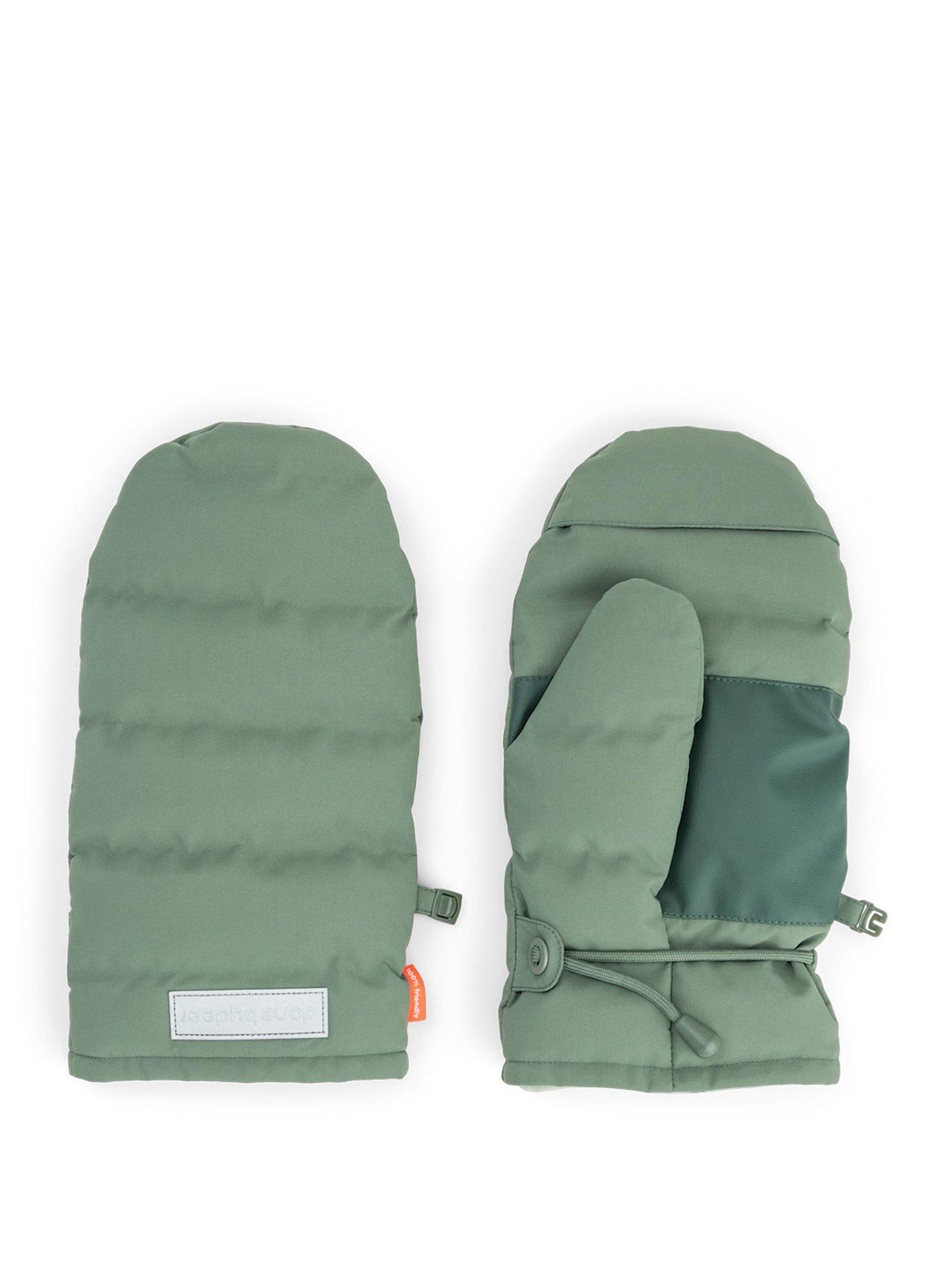 Image 1 of 7 of Done by Deer Winter Stroller Mittens Green