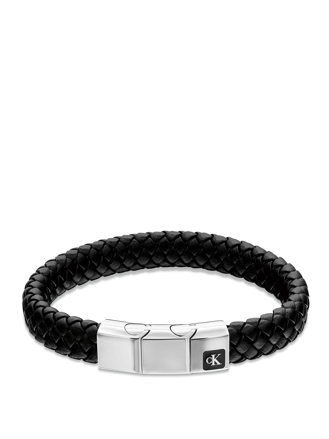 Image 1 of 2 of Calvin Klein Calvin Klein Men's CK Essential Stainless Steel and Brown Leather Bracelet