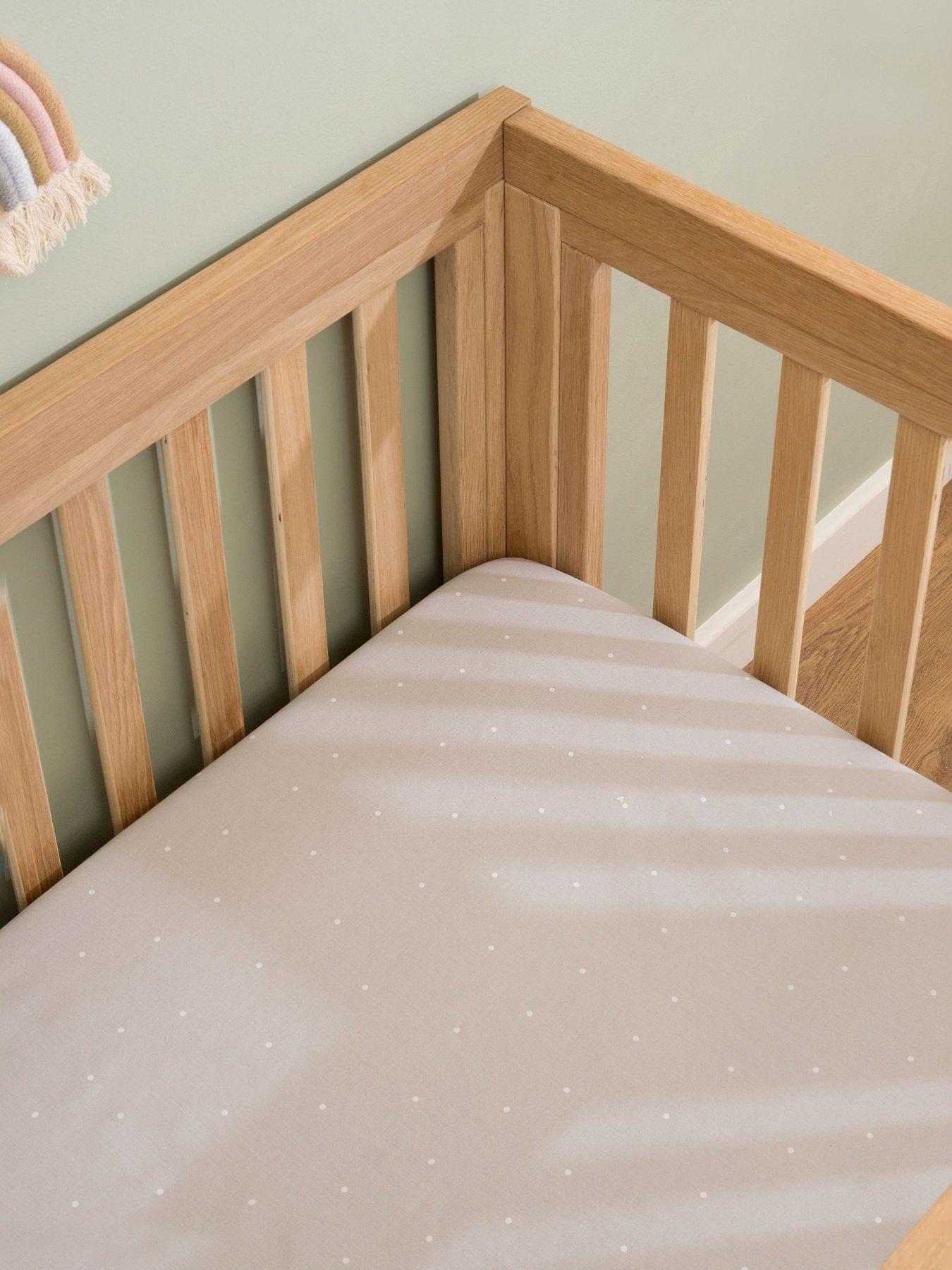 Image 3 of 5 of Clair De Lune 2 Pack Cot Bed Sheets and Cot Bed Mattress Protector - Jungle