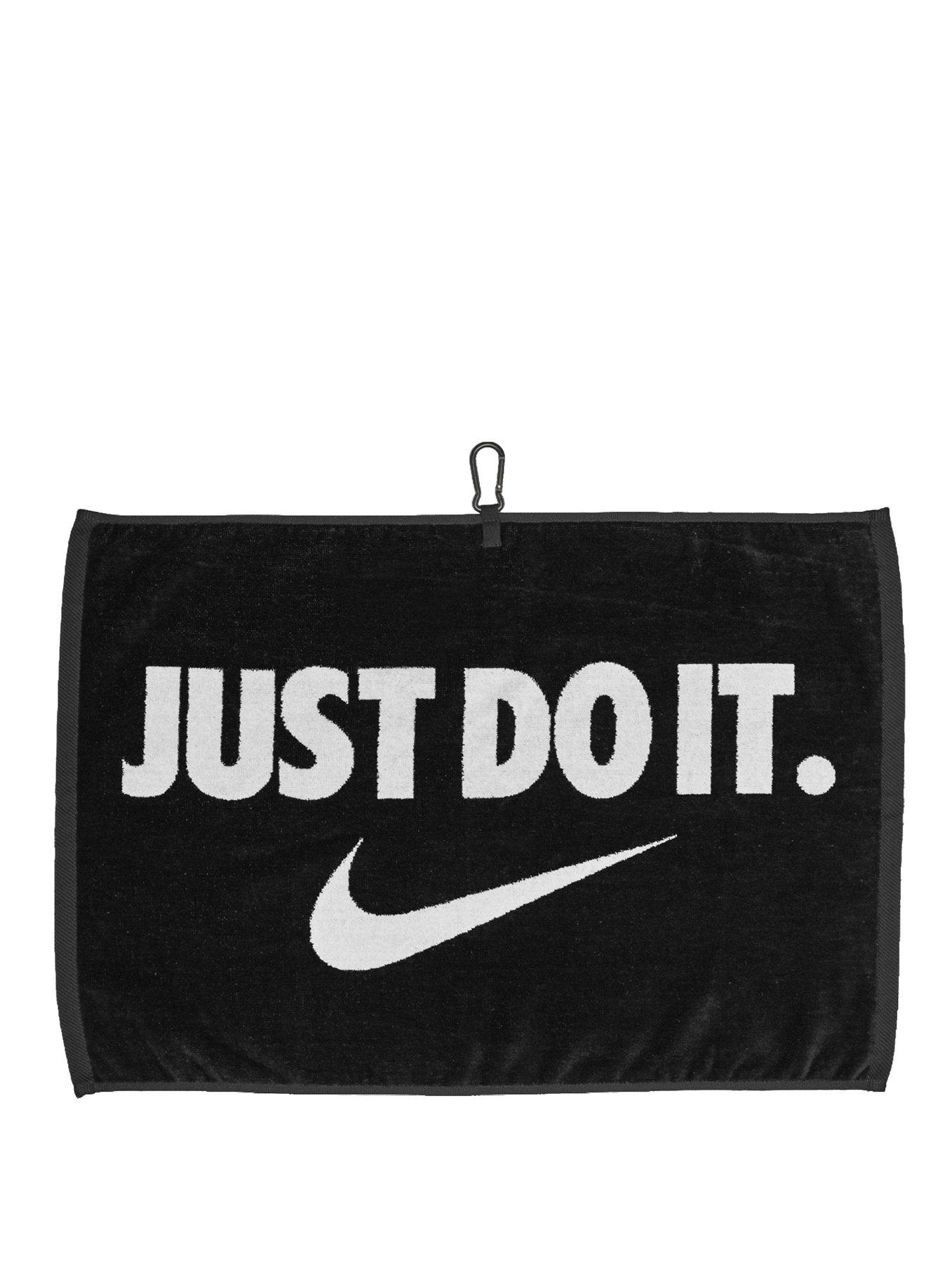 Image 1 of 2 of Nike Performance Golf Towel 2.0 - Black/White