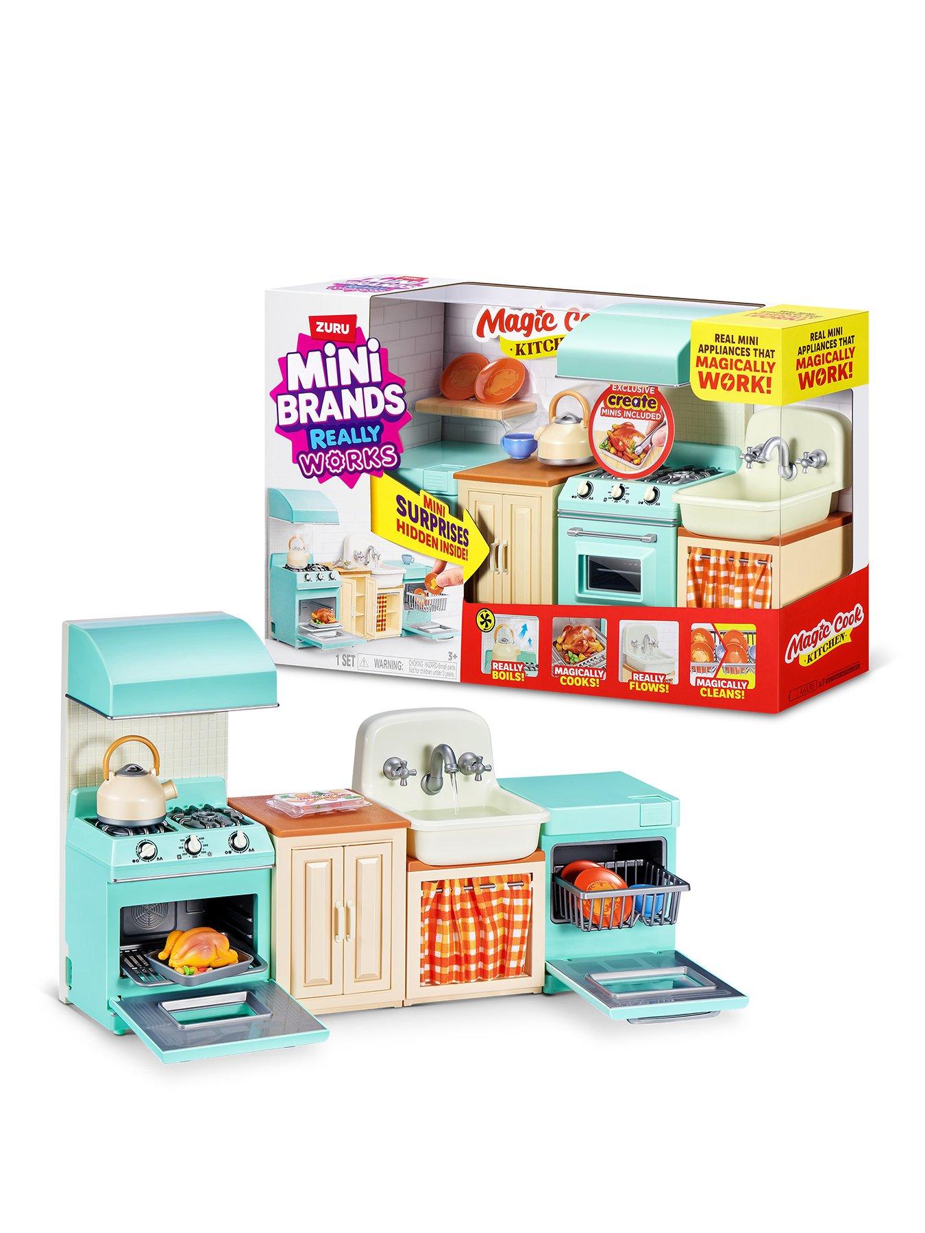 Image 1 of 7 of Mini Brands Real-Working Mini Magic Cook Kitchen Series 1 Playset