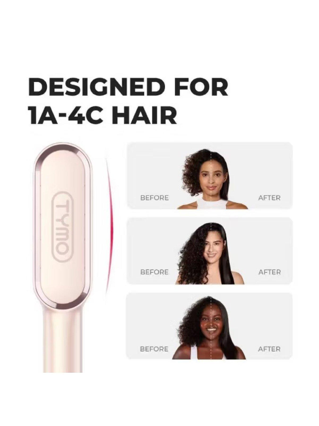 Image 3 of 4 of Tymo Ring Straightening Comb - Pink Shimmer