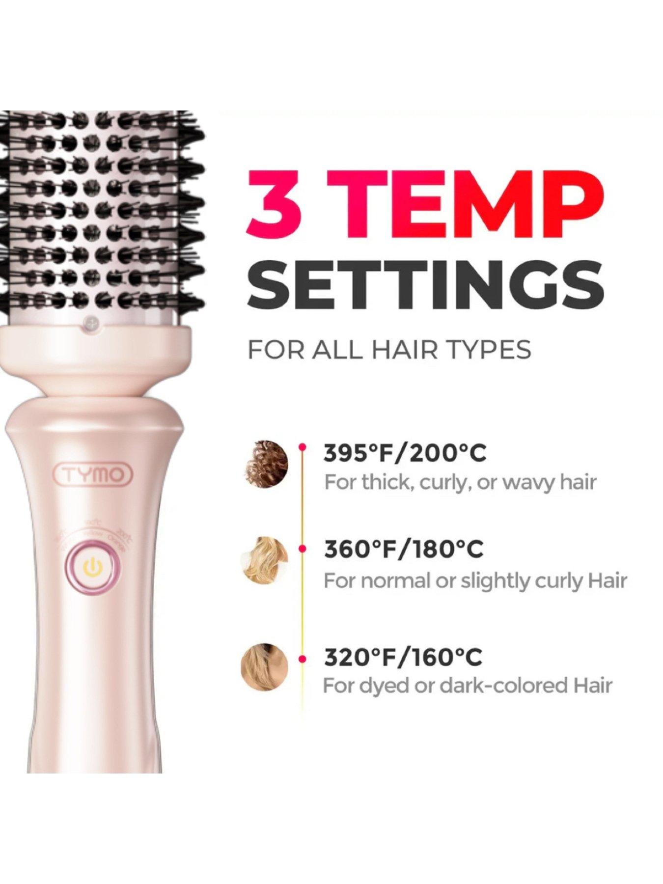 Image 7 of 7 of Tymo STYLUX Thermal Styling Brush - Pink Shimmer