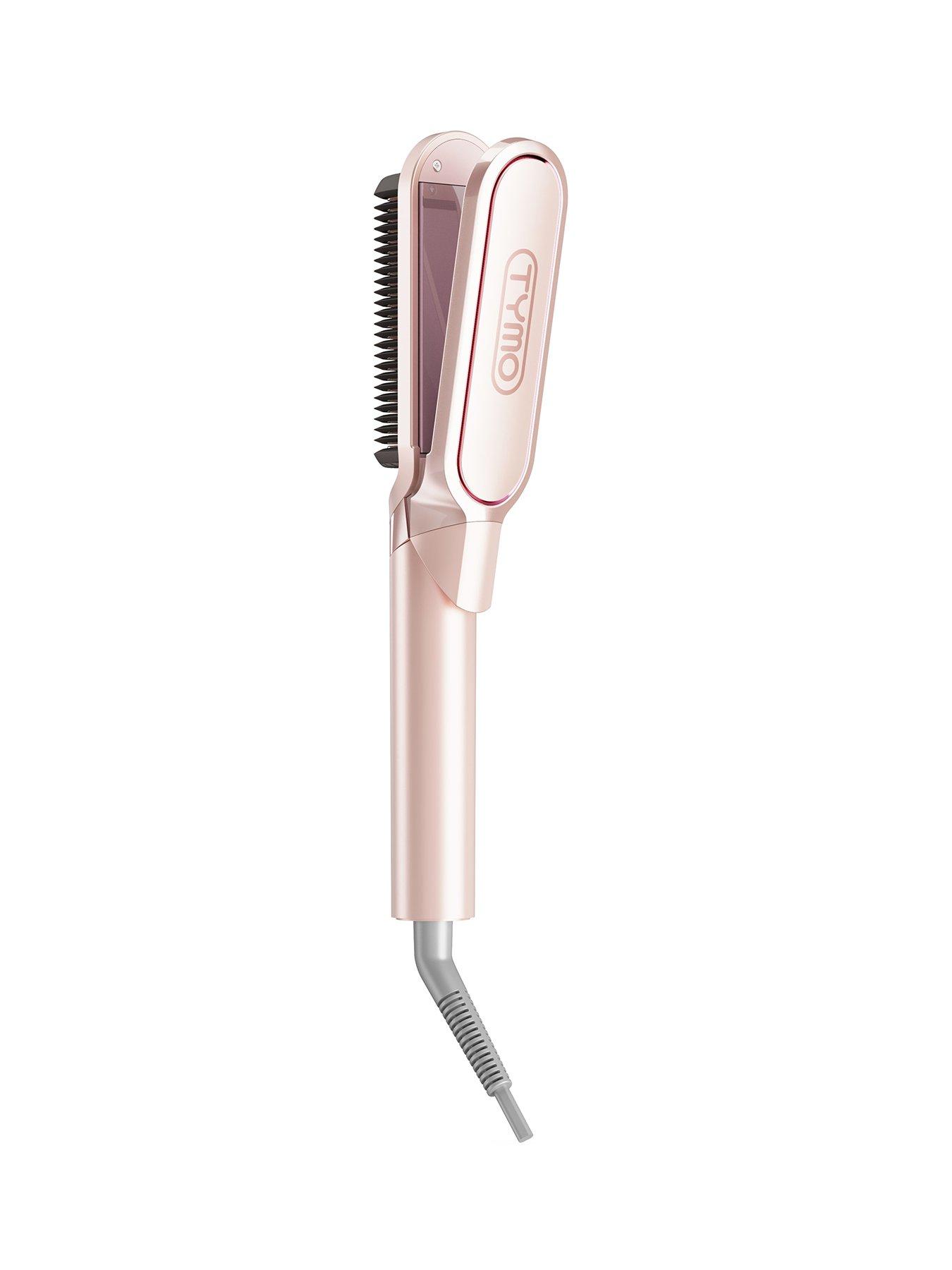 Image 1 of 7 of Tymo Flipro Hair Straightening Iron & Comb - Pink Shimmer