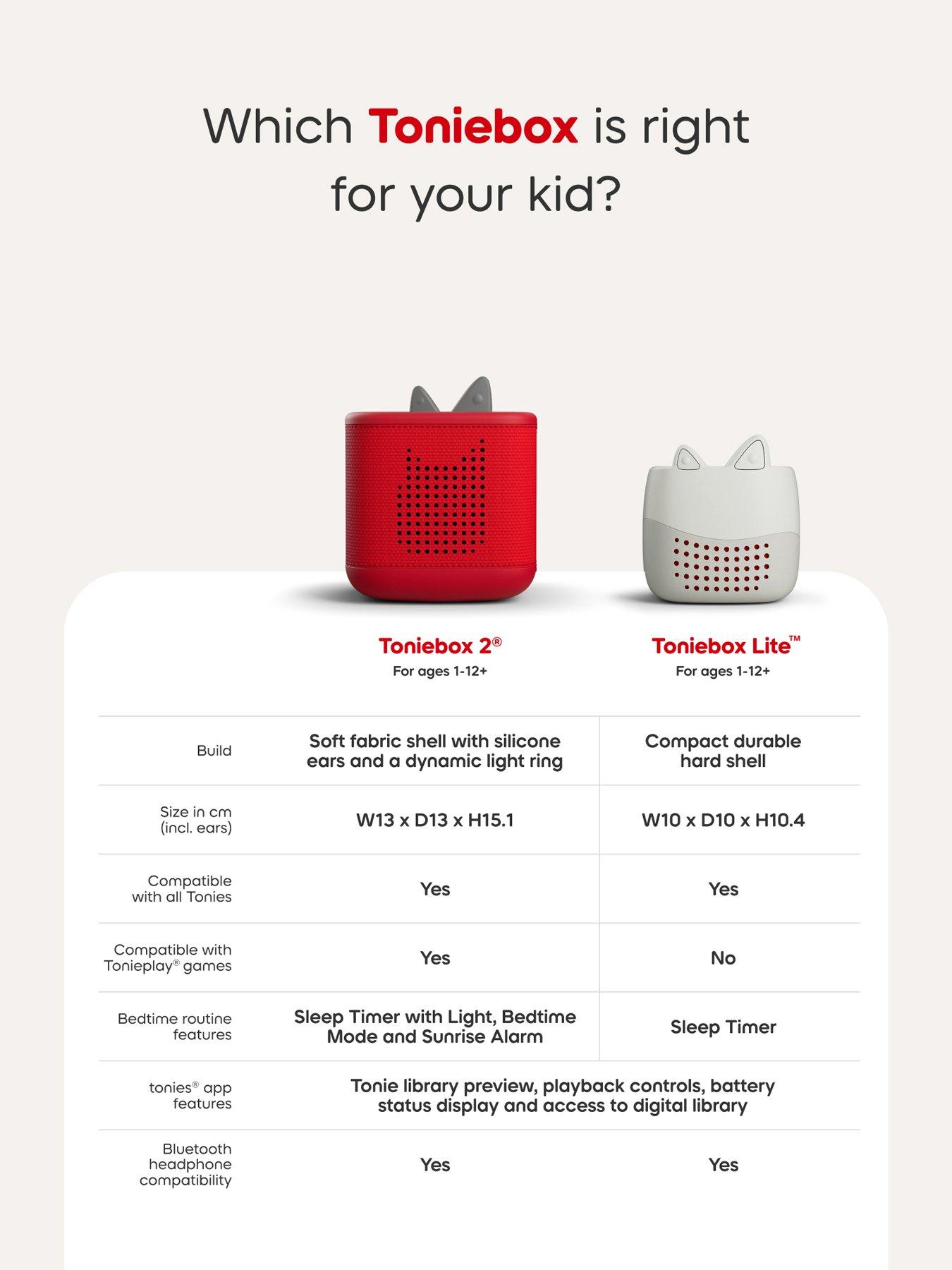 Image 7 of 8 of Tonies Bluetooth Screen-Free Toniebox Lite Starter Set - White