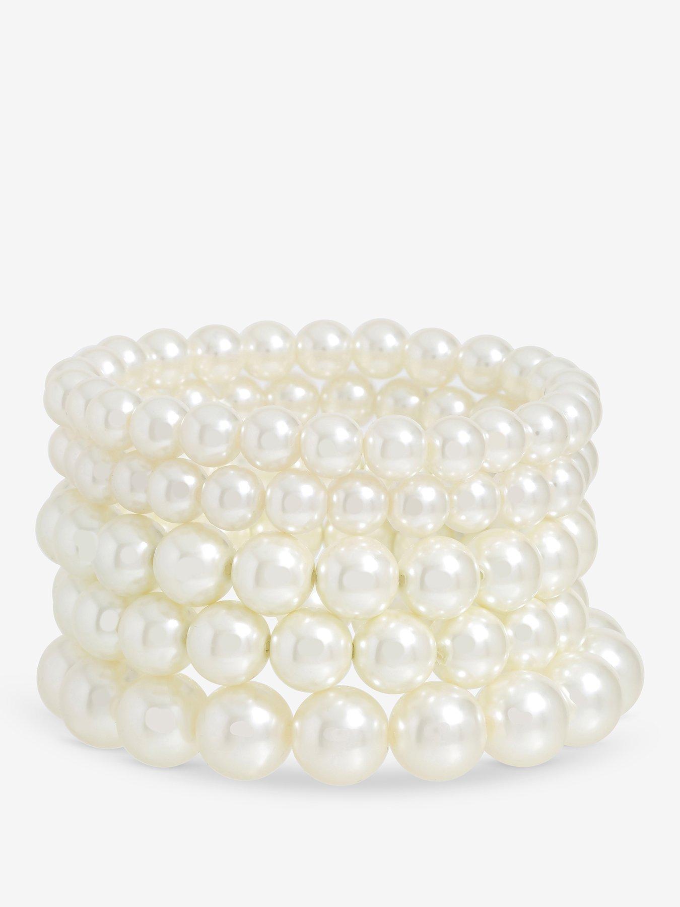 Image 1 of 1 of Mood Mood Pearl Stretch Multipack Bracelet