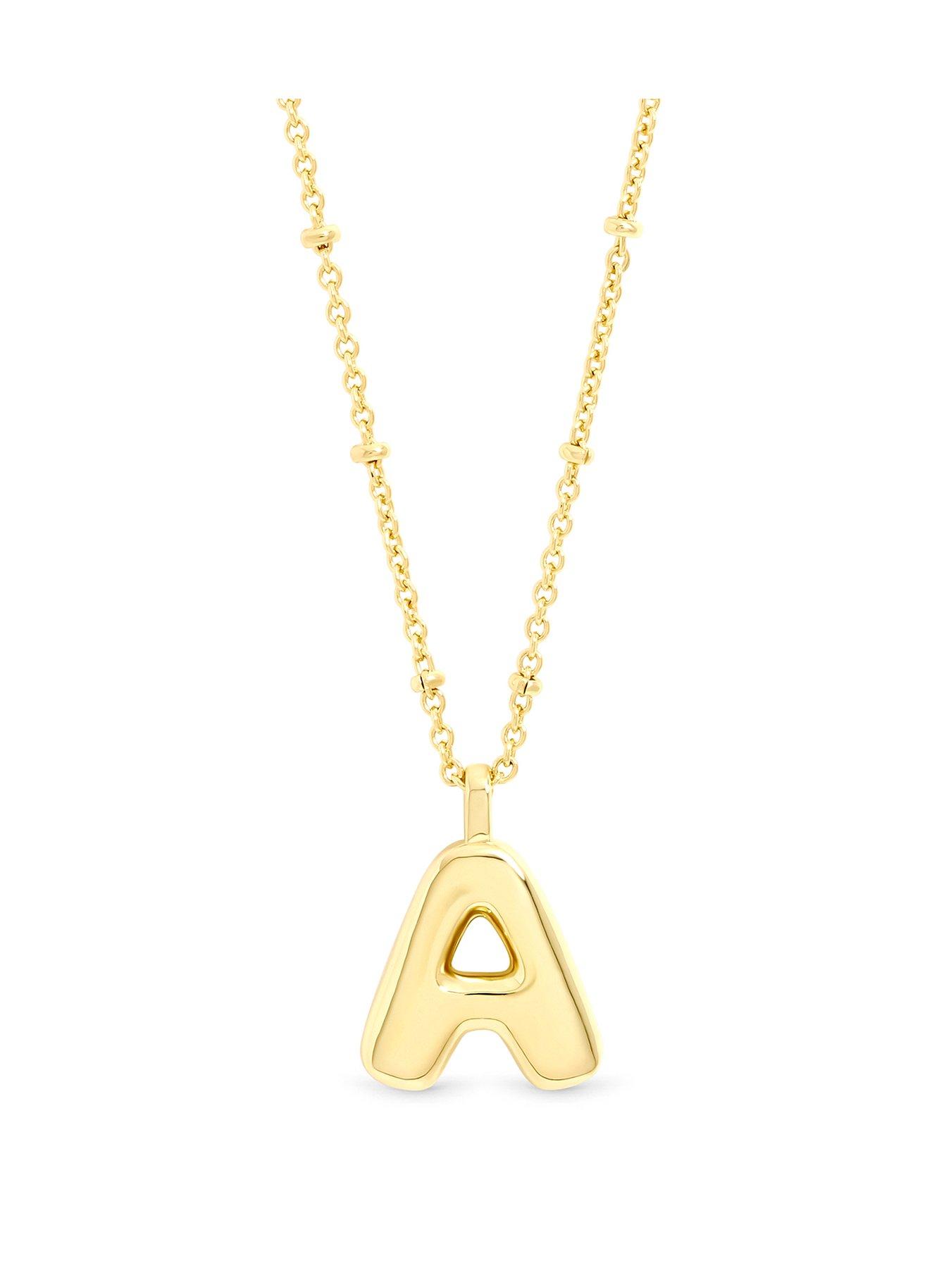 Image 1 of 1 of Inicio GOLD BUBBLE INITIAL NECKLACE