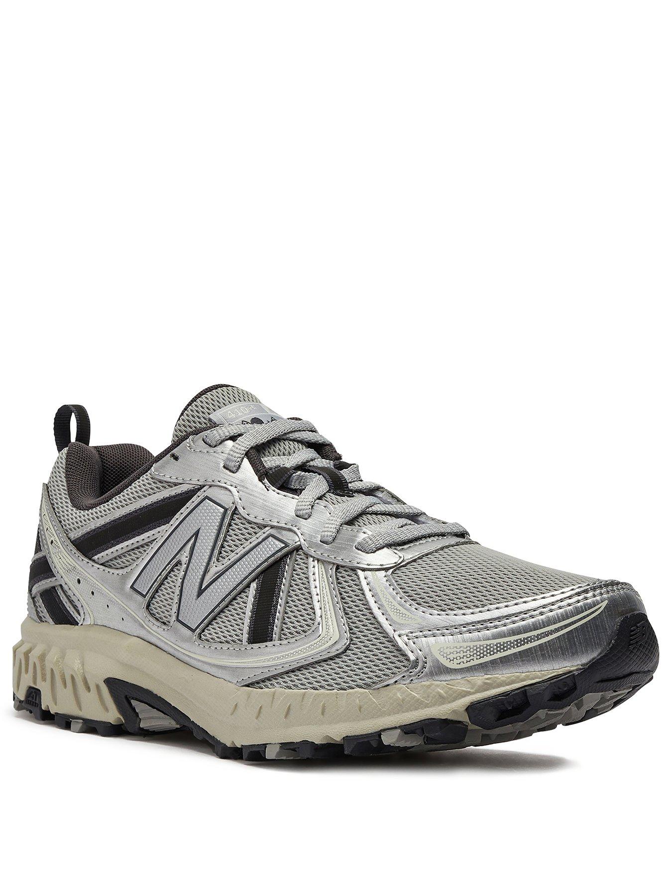 Image 2 of 5 of New Balance Womens 410 Breathable Mesh AT Tread Outsole Running Trainers - Grey