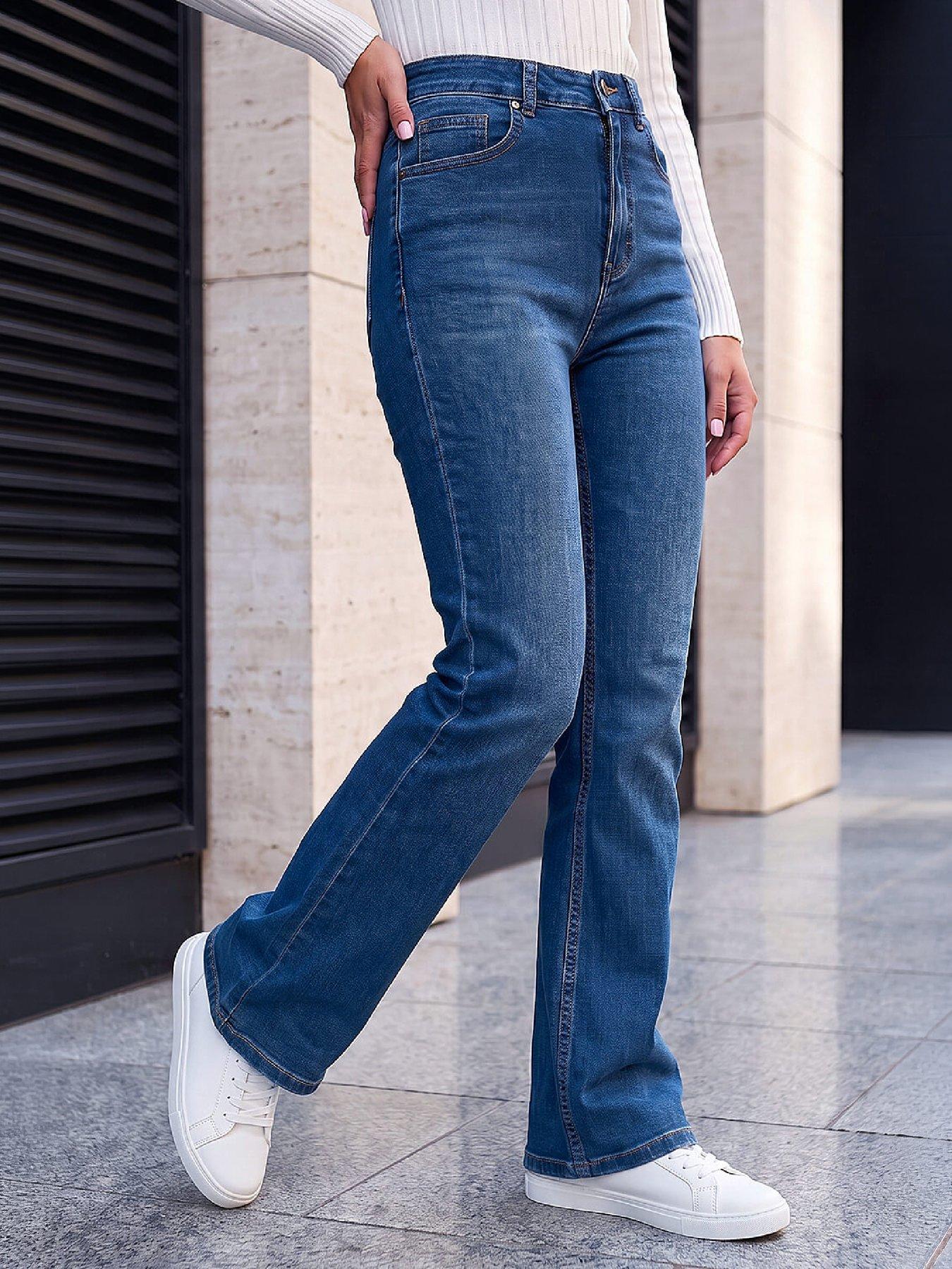 Roman Women's Denim Bootcut Stretch Jean Size 16 - Image 9