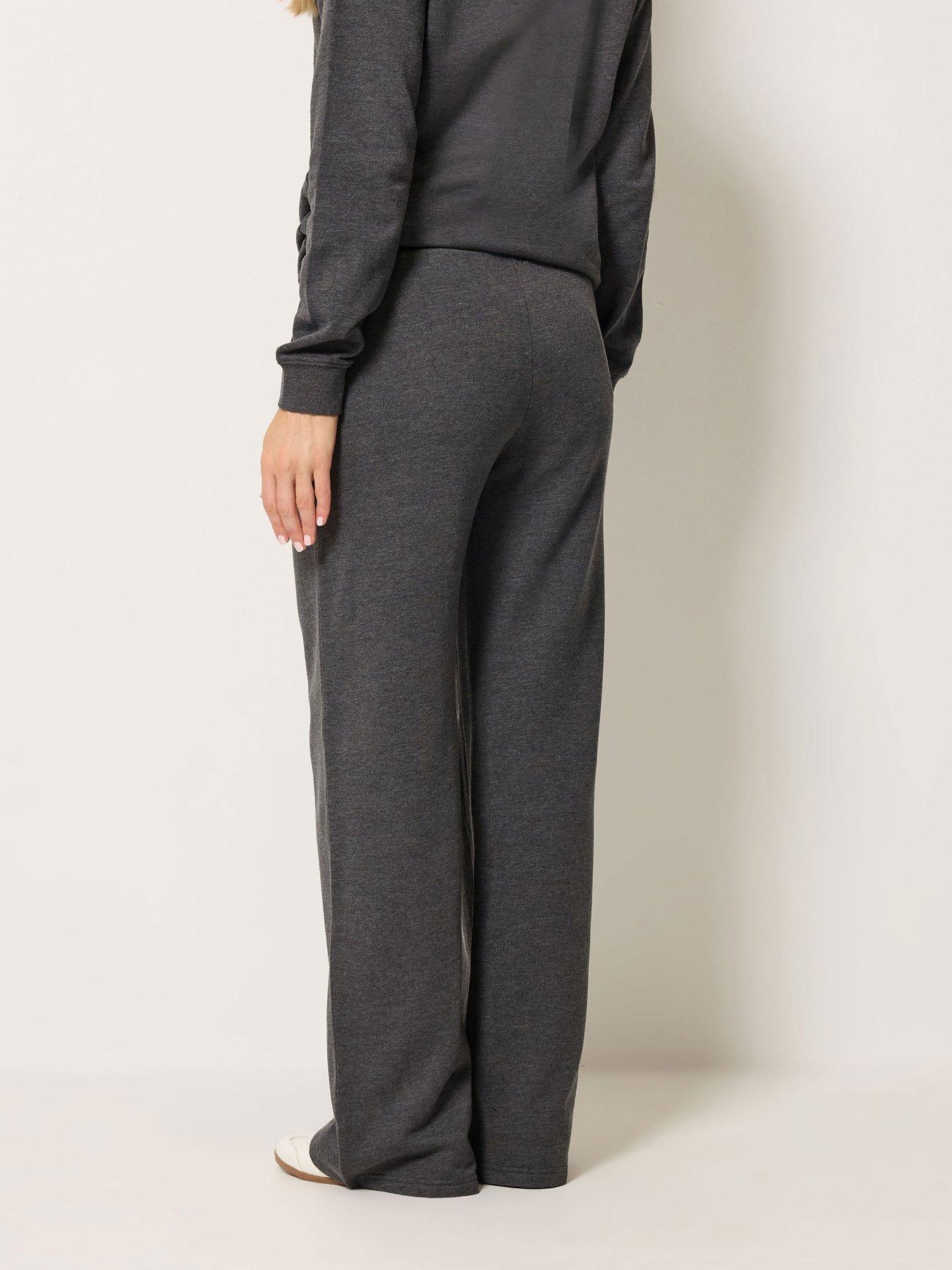 Image 2 of 4 of Long Tall Sally Wide Leg 36" Joggers - Grey