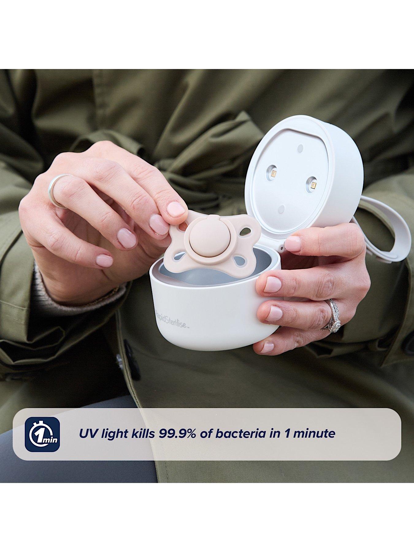 Image 3 of 5 of Nuby RapidSterilise UV Soother Steriliser