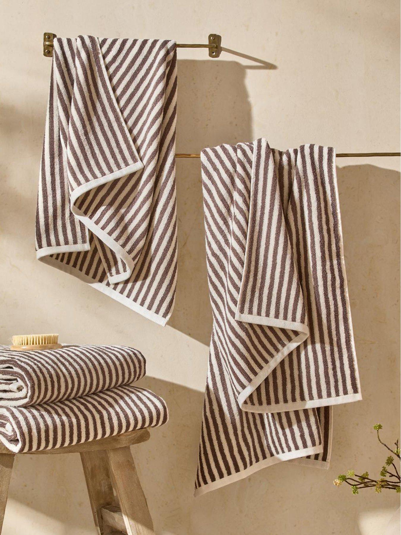 Image 3 of 4 of Yard Hebden Towel Collection Chocolate