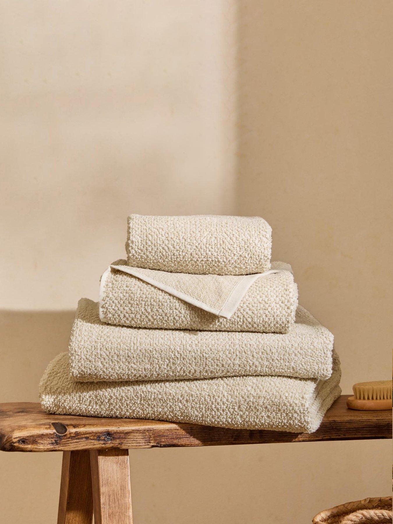 Image 1 of 4 of Yard Hebden Waffle Towel Collection Stone