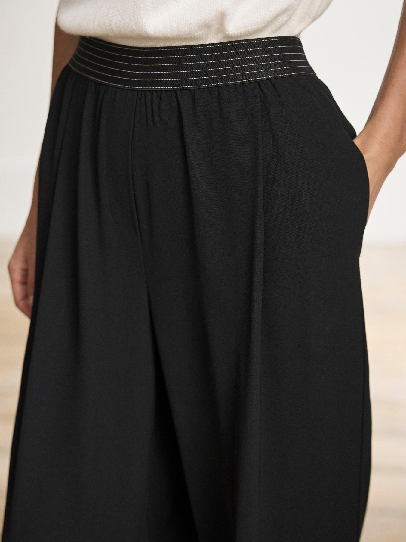 Image 4 of 6 of Mint Velvet Black Waistband Trouser