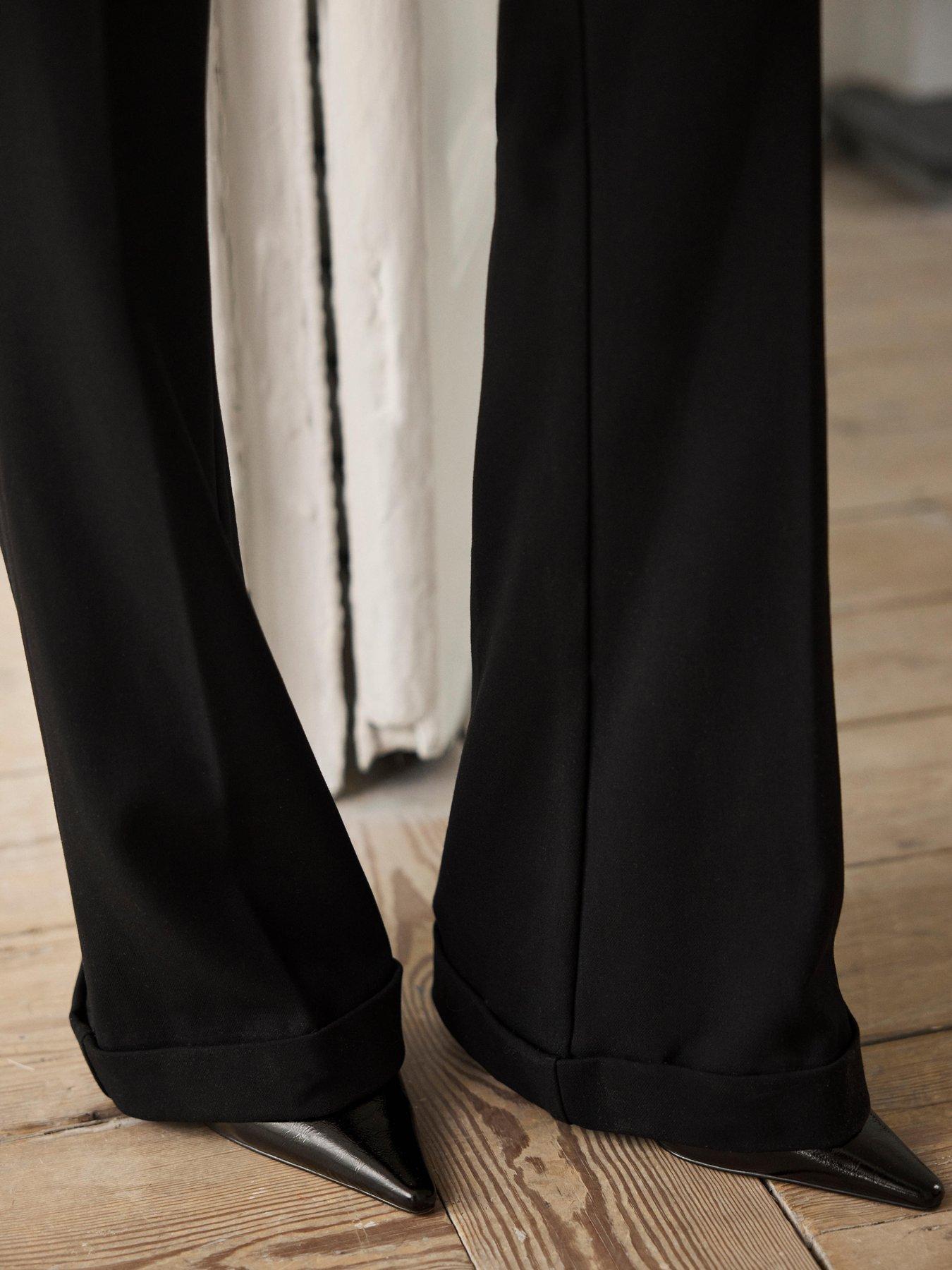 Image 4 of 6 of Mint Velvet Black Patch Pocket Flare