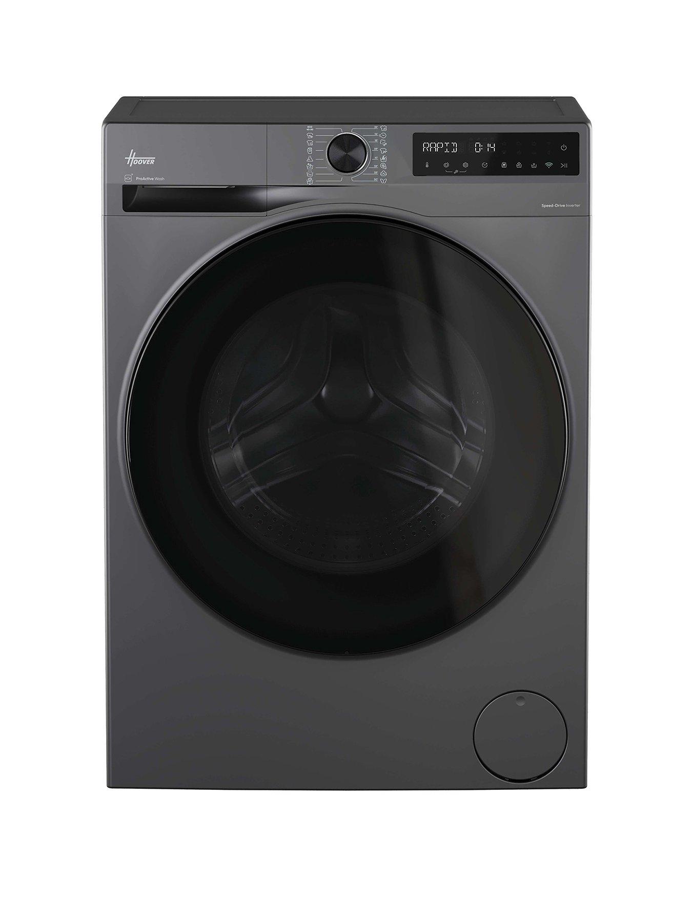 Hoover HBP 413BL8G-80 13kg Freestanding Washing Machines Graphite