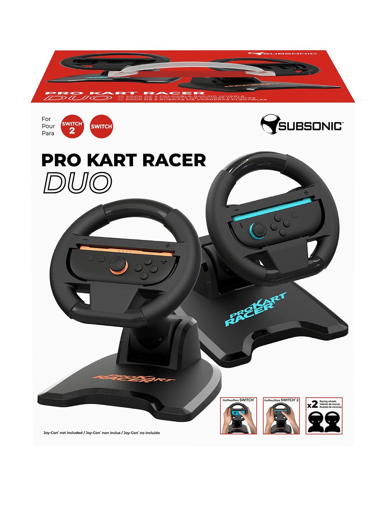 Image 1 of 2 of Subsonic Nintendo Switch 1 & 2 Pro Racer Duo Racing Wheels