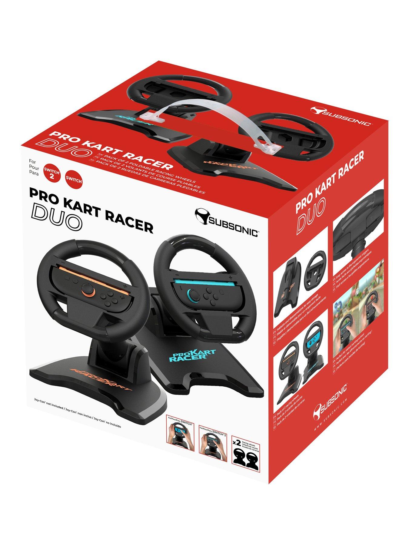 Image 2 of 2 of Subsonic Nintendo Switch 1 & 2 Pro Racer Duo Racing Wheels