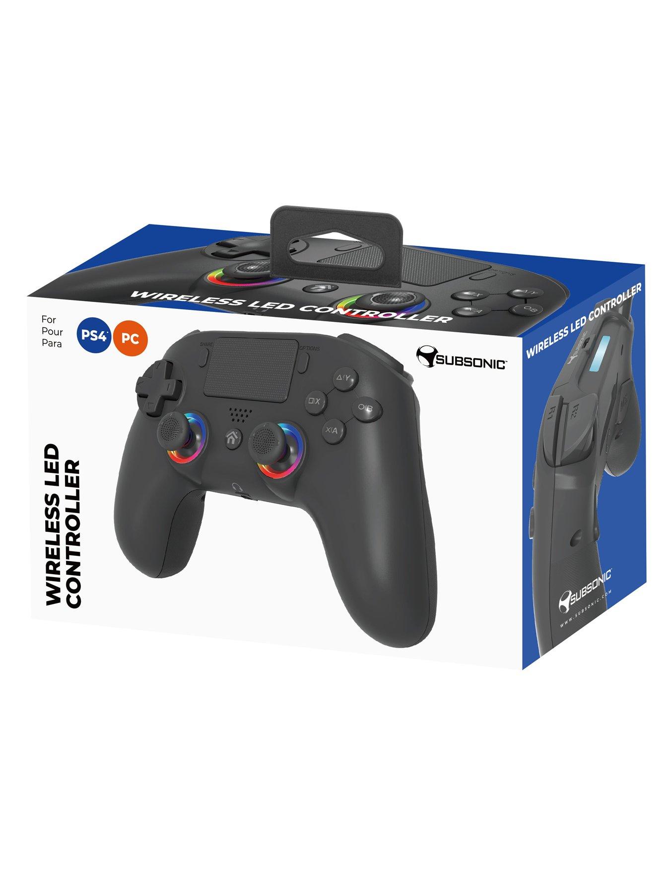 Image 7 of 7 of Subsonic PS4 Wireless LED Controller Black
