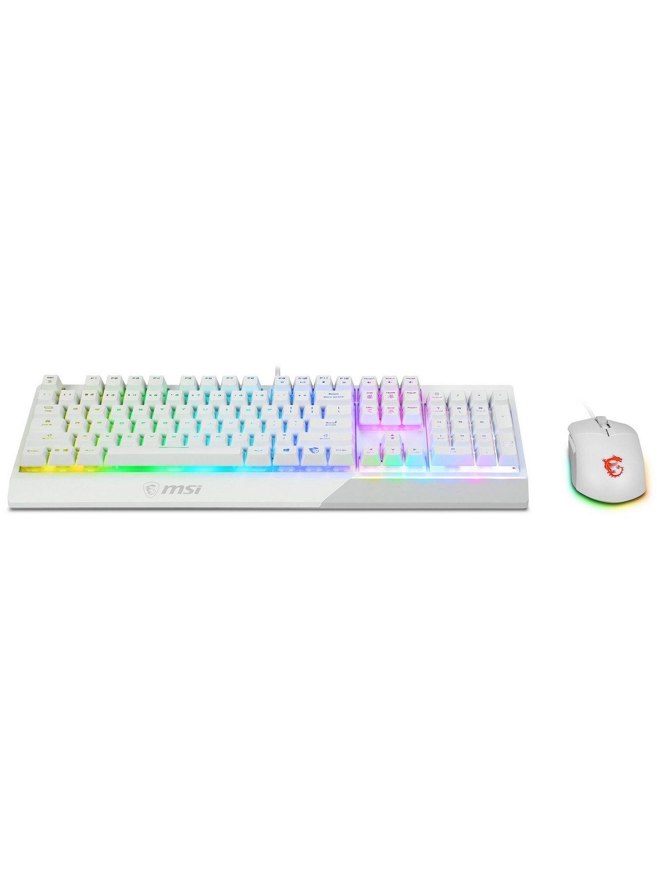 Image 5 of 5 of MSI MSI VIGOR GK30 COMBO RGB Keyboard + Clutch GM11 Mouse White