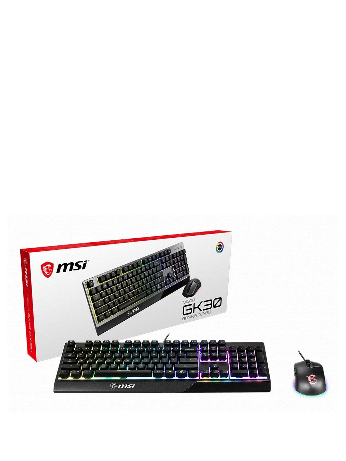Image 1 of 5 of MSI MSI VIGOR GK30 COMBO RGB Keyboard + Clutch GM11 Mouse Black