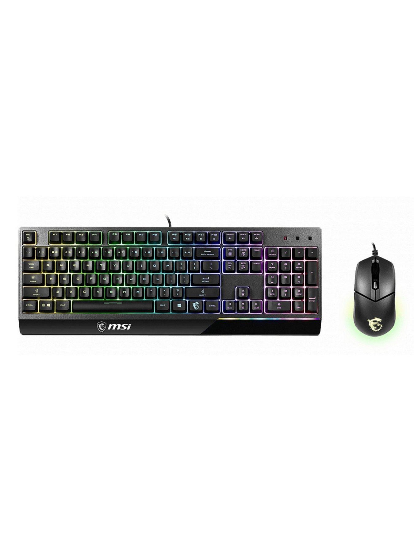 Image 2 of 5 of MSI MSI VIGOR GK30 COMBO RGB Keyboard + Clutch GM11 Mouse Black