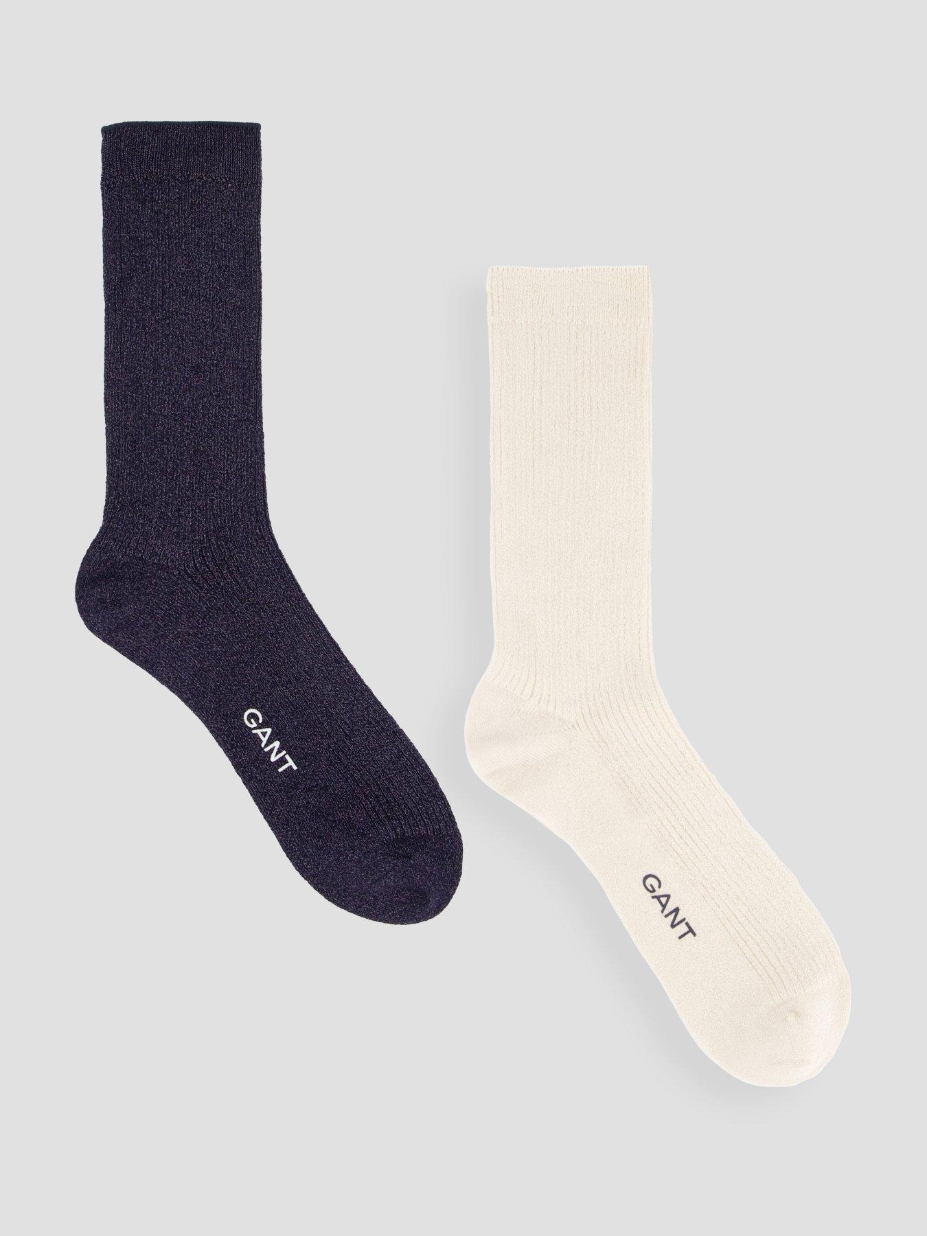 Image 1 of 6 of GANT Lurex 2 Pack Socks Gift Box