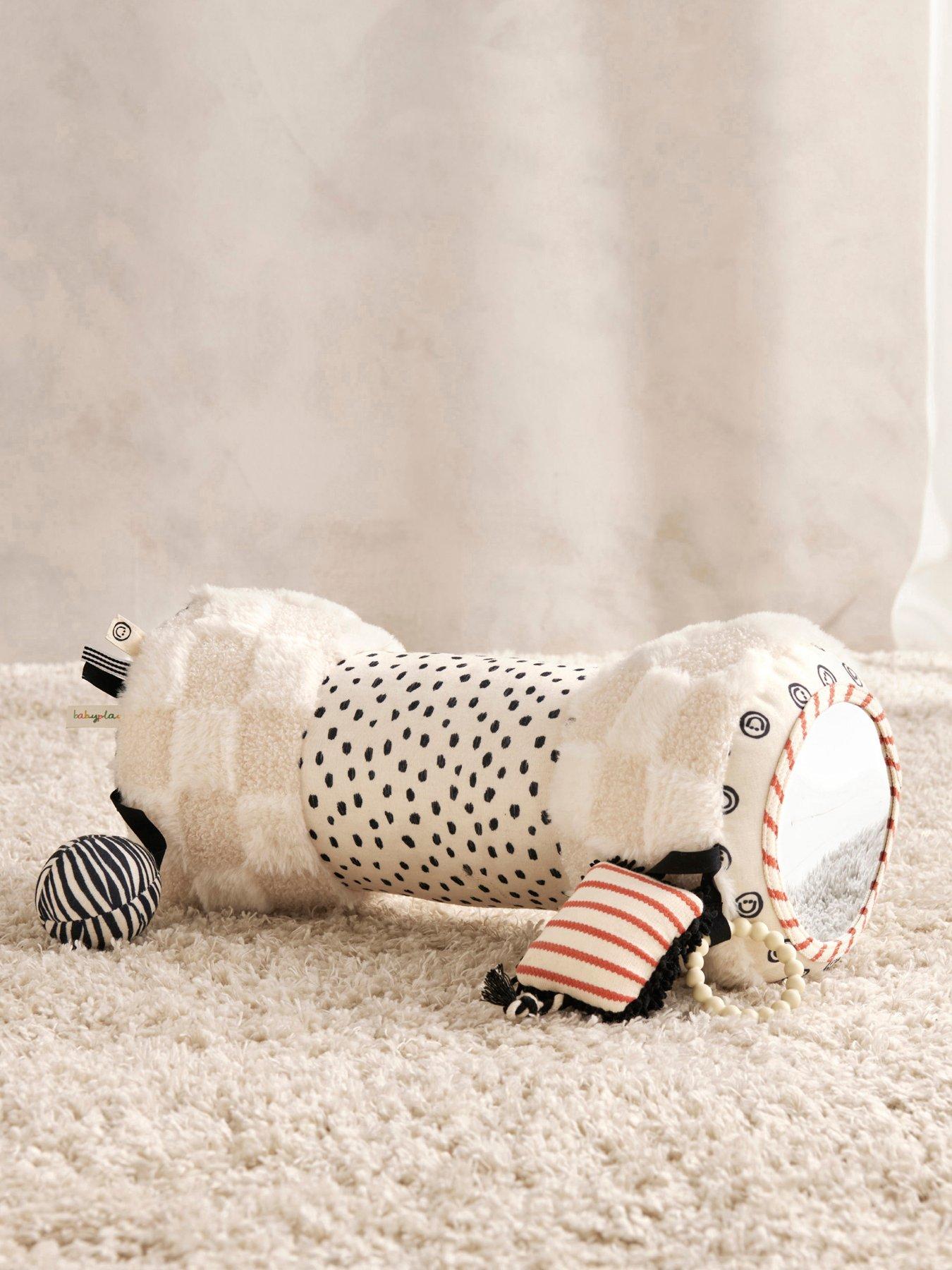 Mamas & Papas - Tummy Time Roll - Monochrome Activity Toy - Image 2