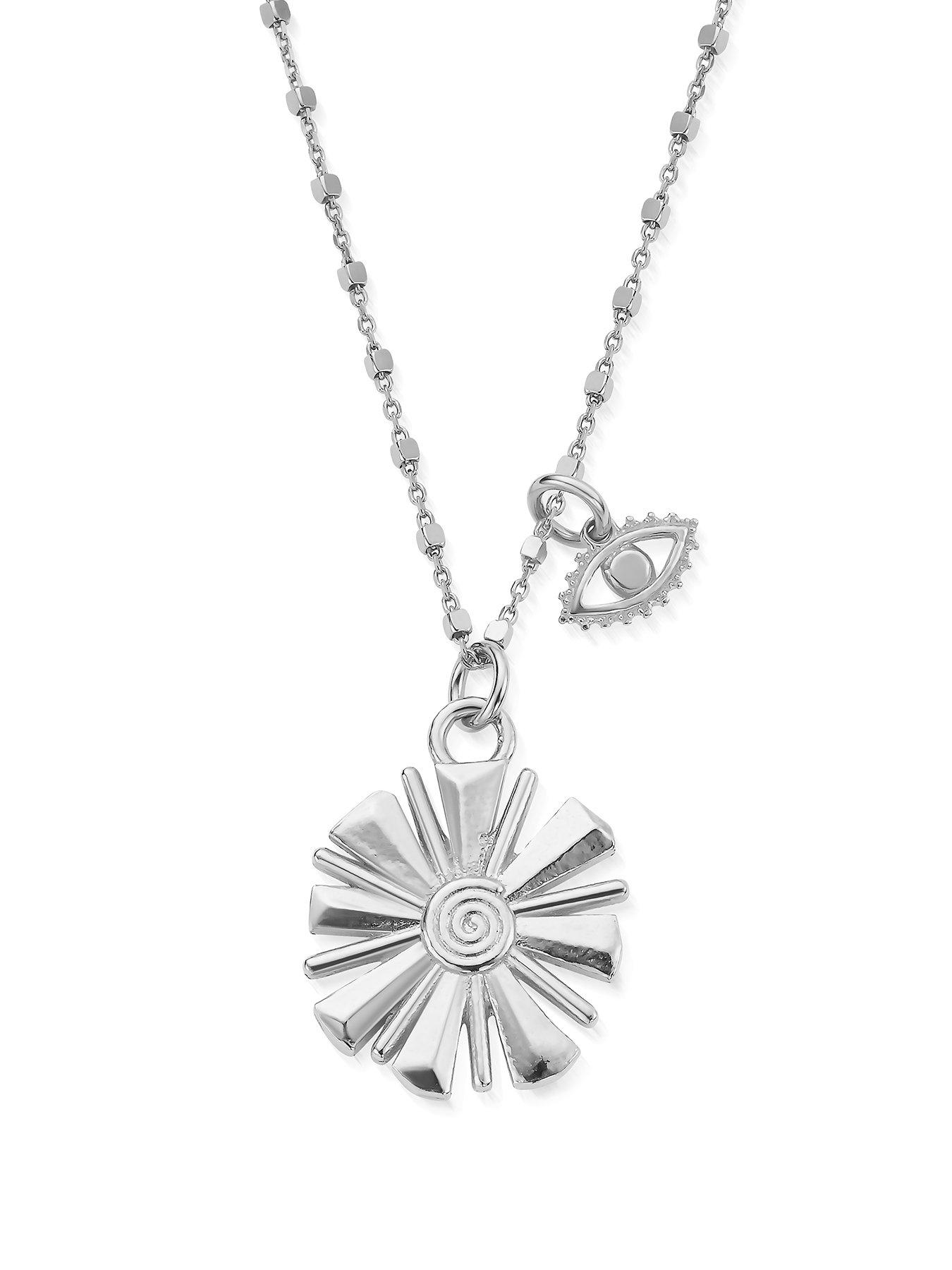 Image 1 of 2 of ChloBo Guiding Energy Necklace - Silver