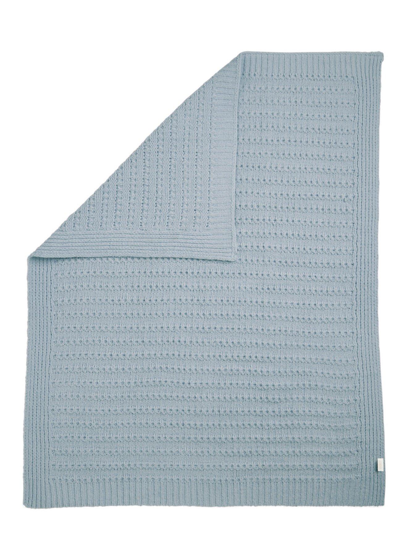 Image 3 of 4 of Mamas & Papas Chenille Blanket - Blue