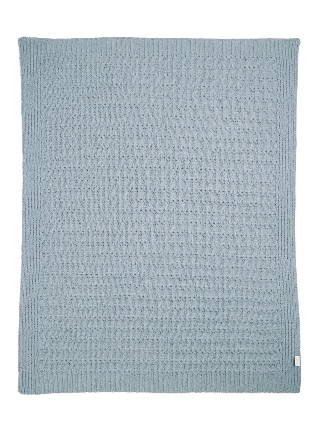 Image 4 of 4 of Mamas & Papas Chenille Blanket - Blue