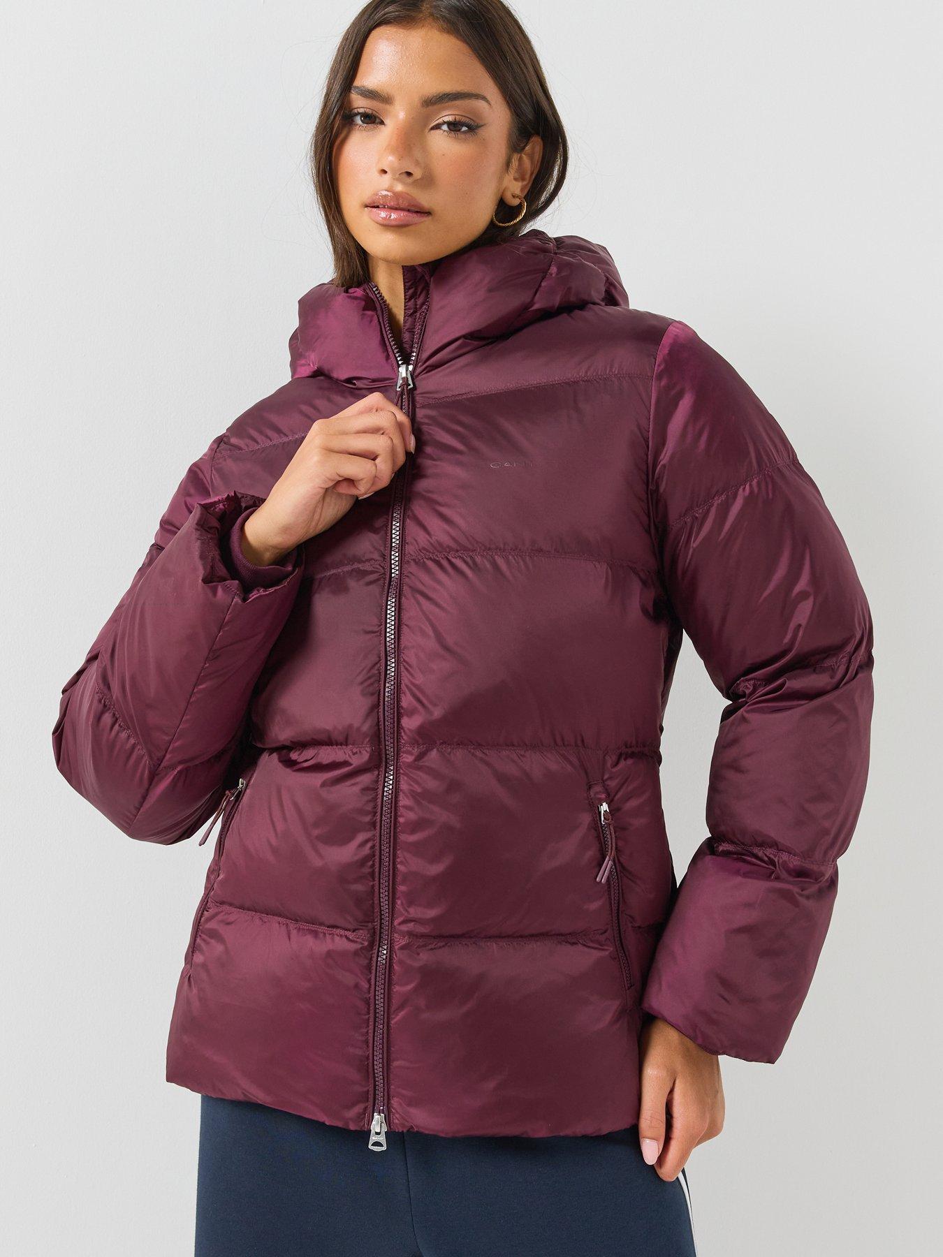 Image 1 of 5 of GANT Womens Hooded Padded Jacket