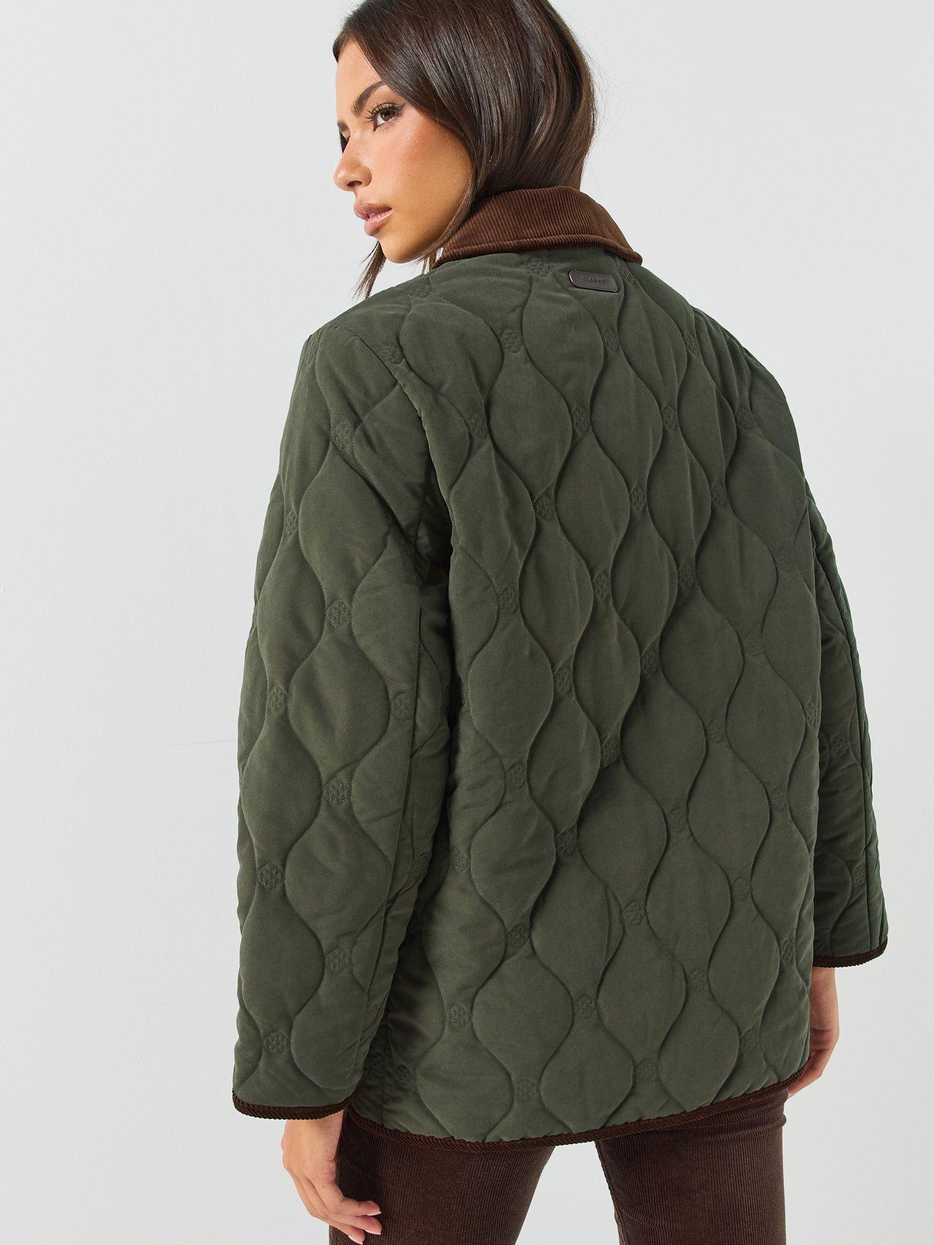 Image 2 of 6 of GANT Womens Monogram Quilted Jacket