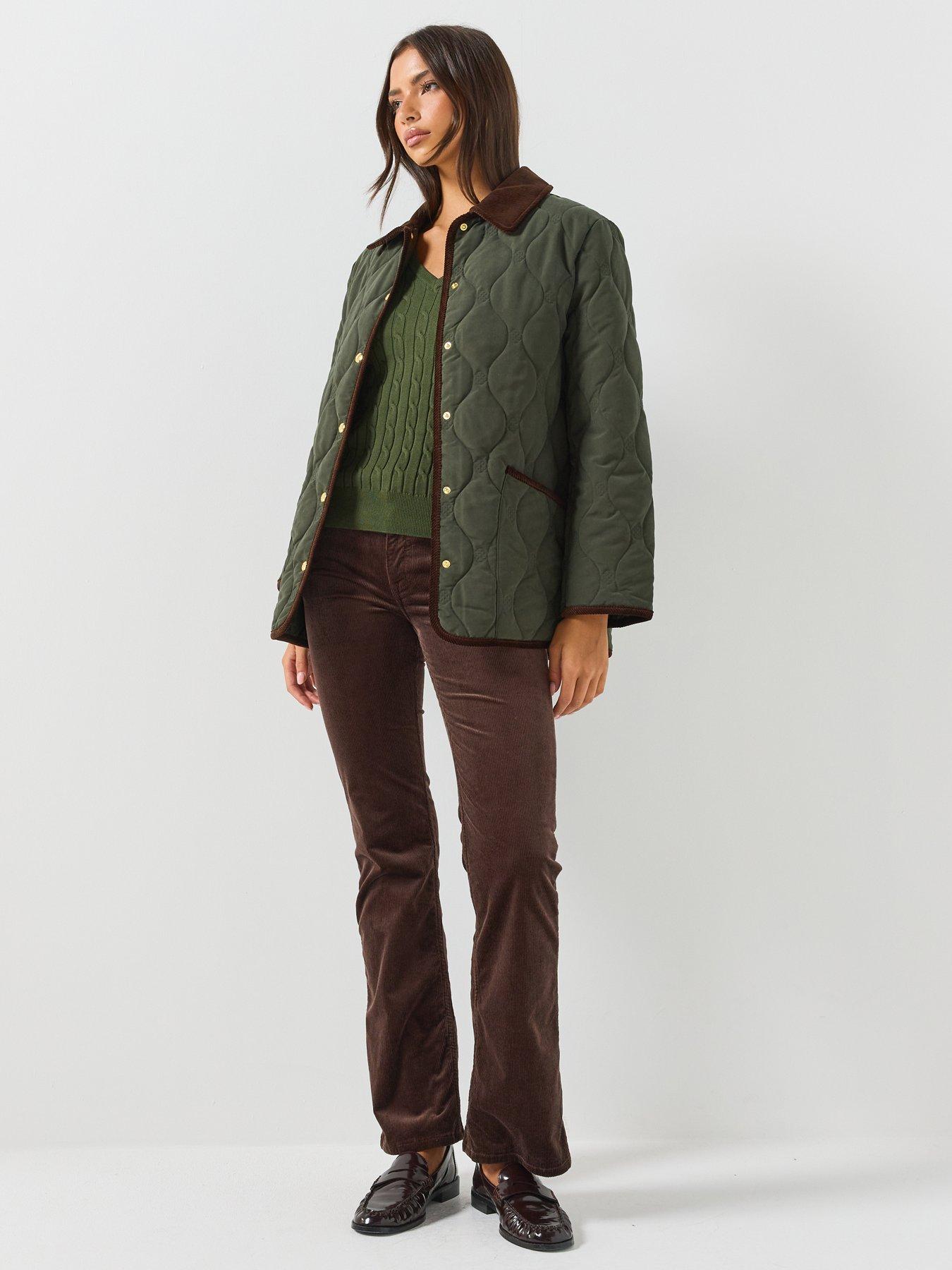 Image 3 of 6 of GANT Womens Monogram Quilted Jacket