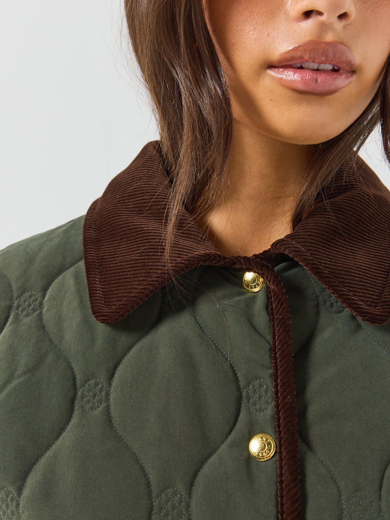 Image 5 of 6 of GANT Womens Monogram Quilted Jacket