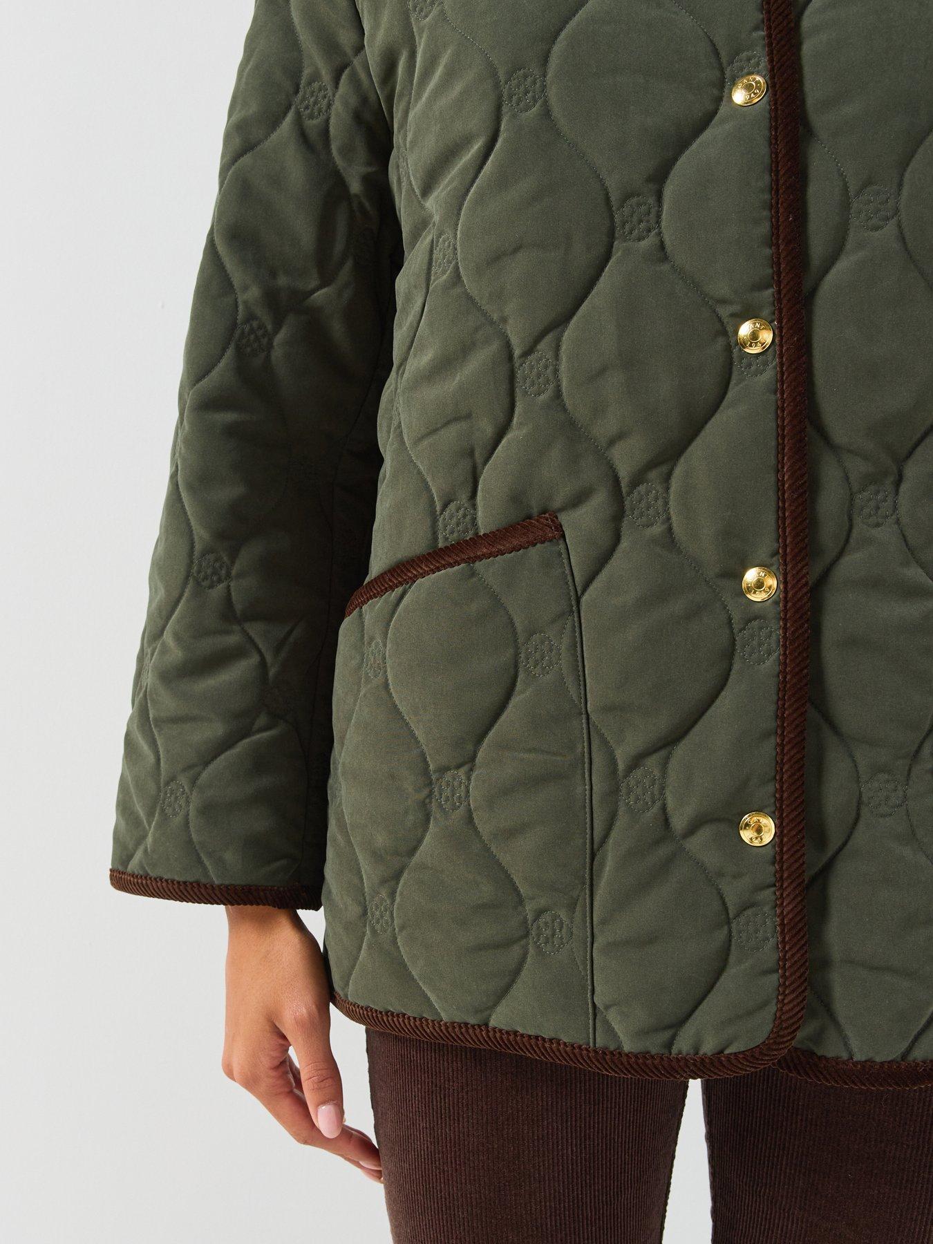 Image 6 of 6 of GANT Womens Monogram Quilted Jacket