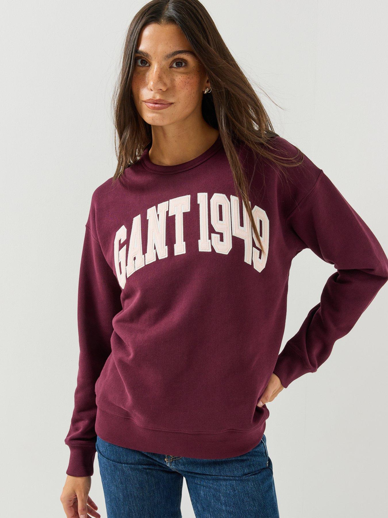 Image 1 of 5 of GANT Gant Womens Graphic Crew Neck Sweat