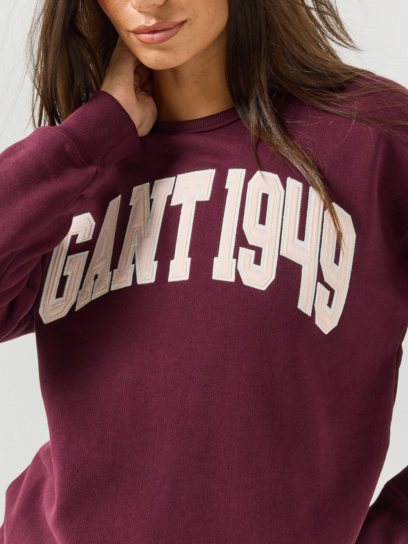 Image 4 of 5 of GANT Gant Womens Graphic Crew Neck Sweat