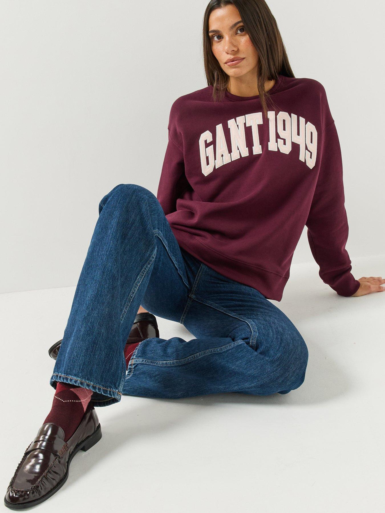 Image 5 of 5 of GANT Gant Womens Graphic Crew Neck Sweat