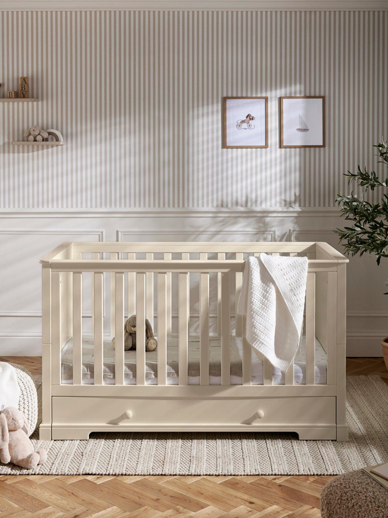 Image 1 of 7 of Mamas & Papas Oxford Cotbed Cashmere