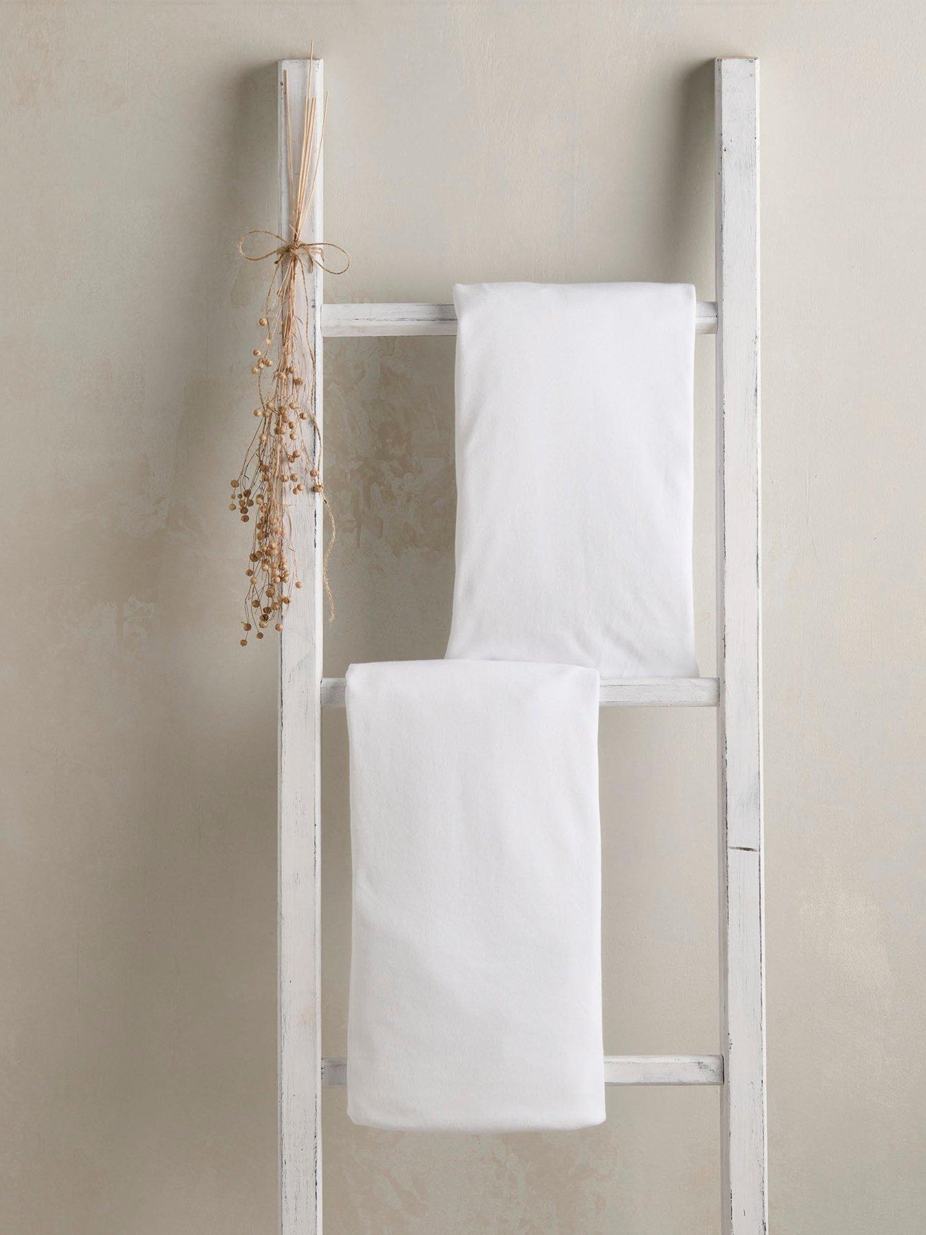 Mamas & Papas Cotbed Fitted Sheets - 2 Pack - White - 100% Cotton - Image 3