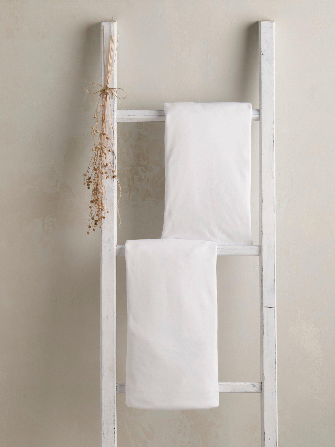 Mamas & Papas 2 Lua Crib Fitted Sheets (87cmx50cm) White, One Colour