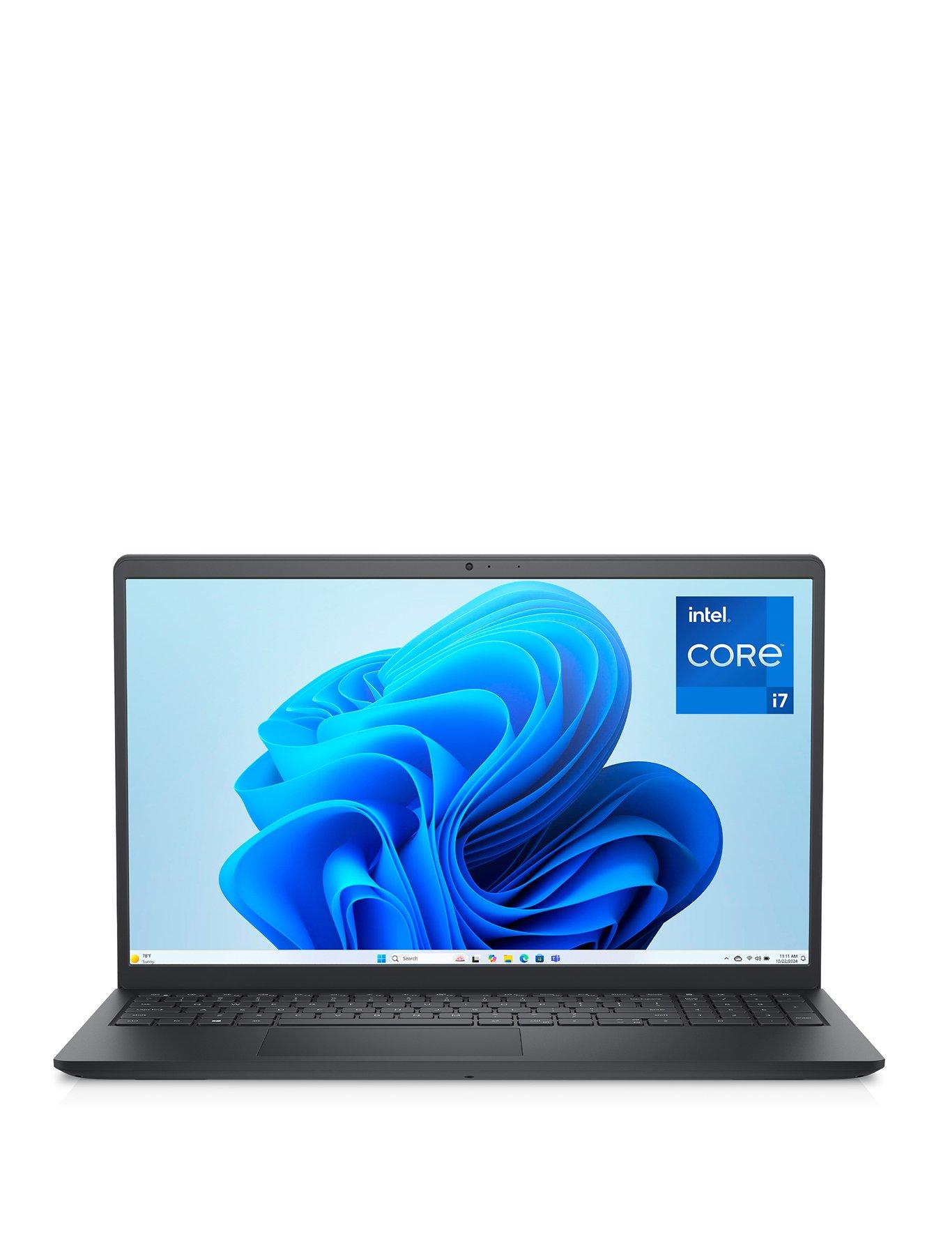 Image 1 of 7 of Dell 15 Laptop DC15250 - Intel Core i7, 16GB RAM, 512GB SSD, 15.6in FHD, Black - No Power Adaptor Included