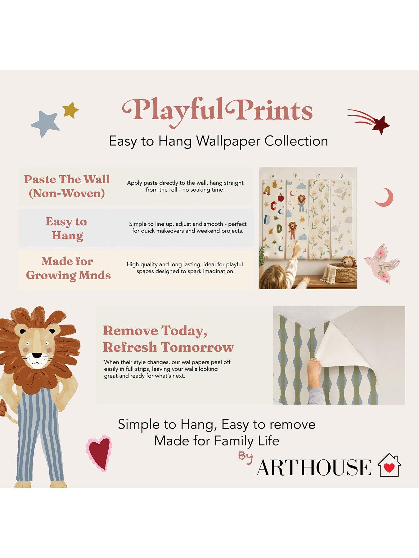 Image 4 of 4 of ARTHOUSE Bolt Grey Wallpaper