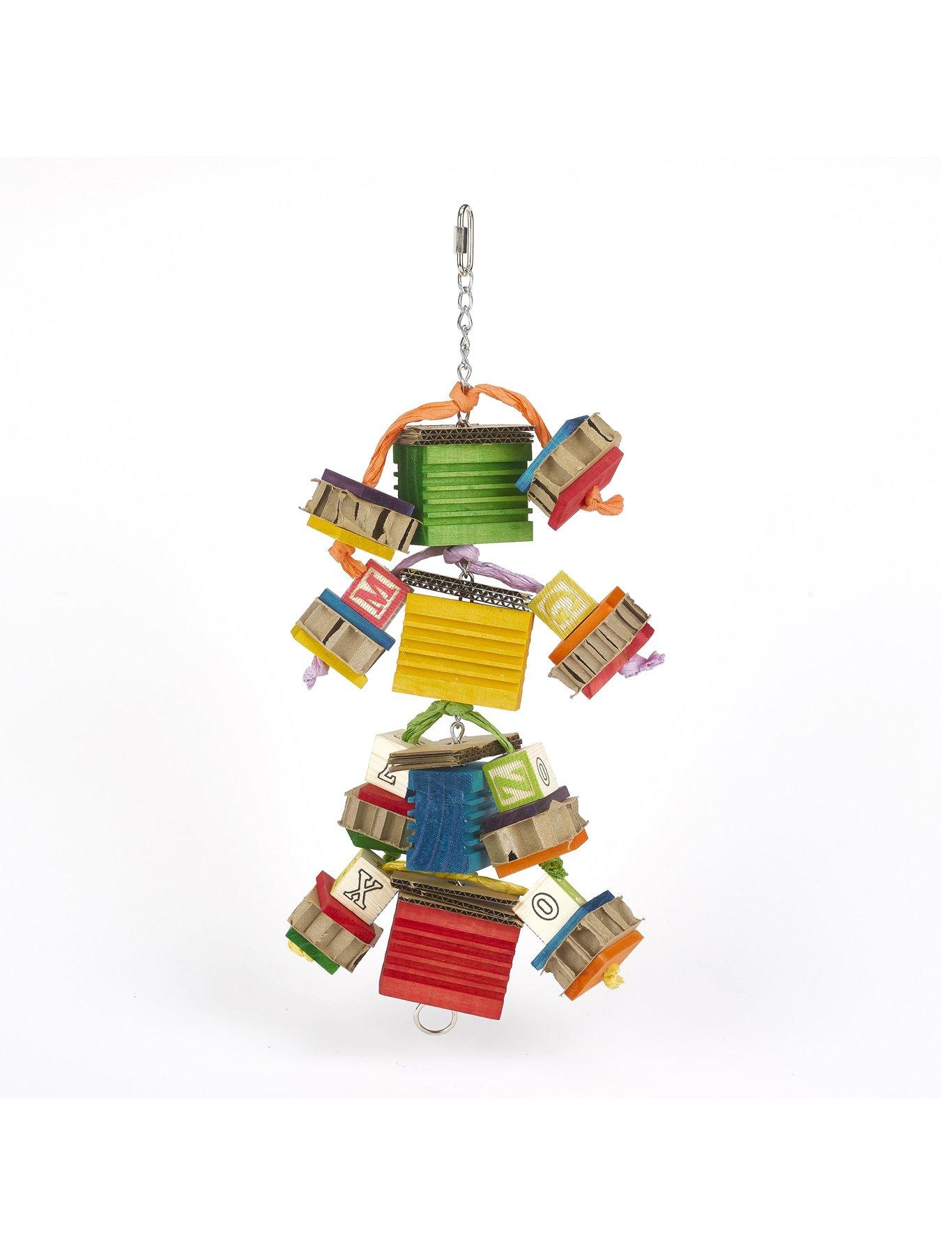 Boredom Breaker Groovy Blocks Bird Toy - Image 5