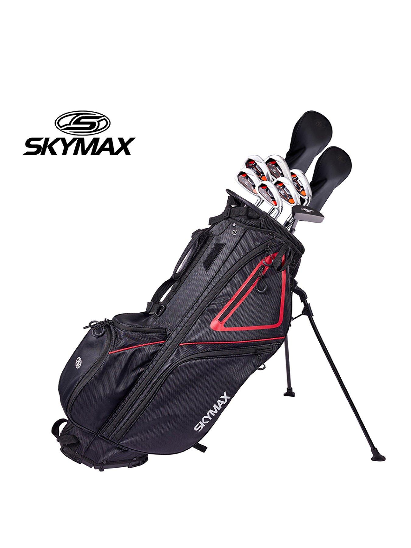 Skymax  Men’s Steel Golf Club Package Set - Black/Red - +1 RH - Image 4