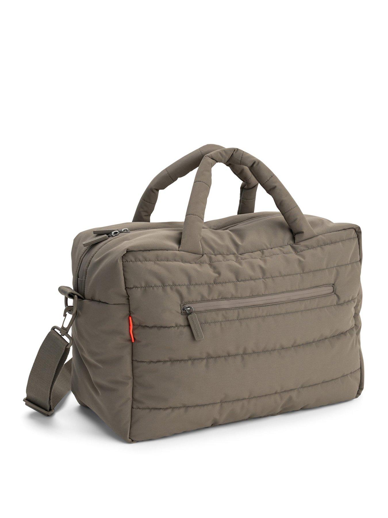 Image 1 of 7 of Done by Deer Quilted changing bag Taupe