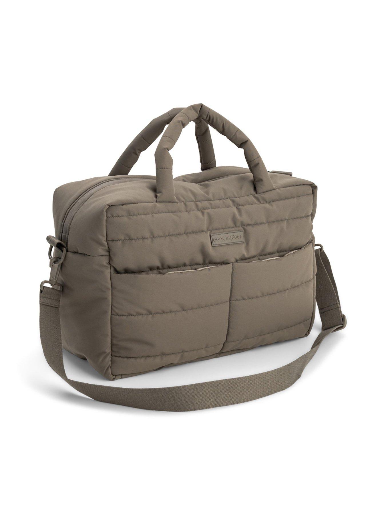 Image 2 of 7 of Done by Deer Quilted changing bag Taupe