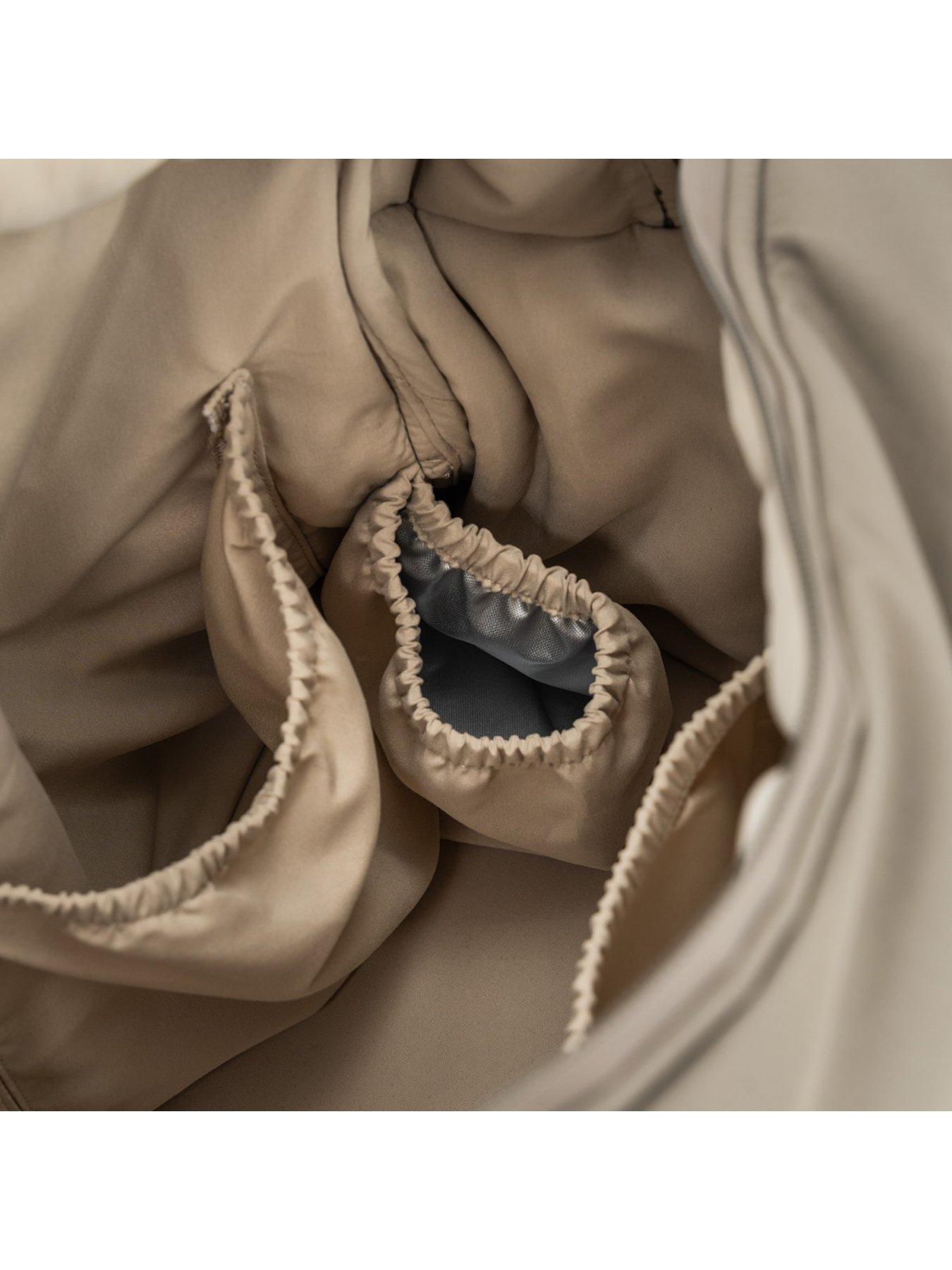 Image 6 of 7 of Done by Deer Quilted changing bag Taupe