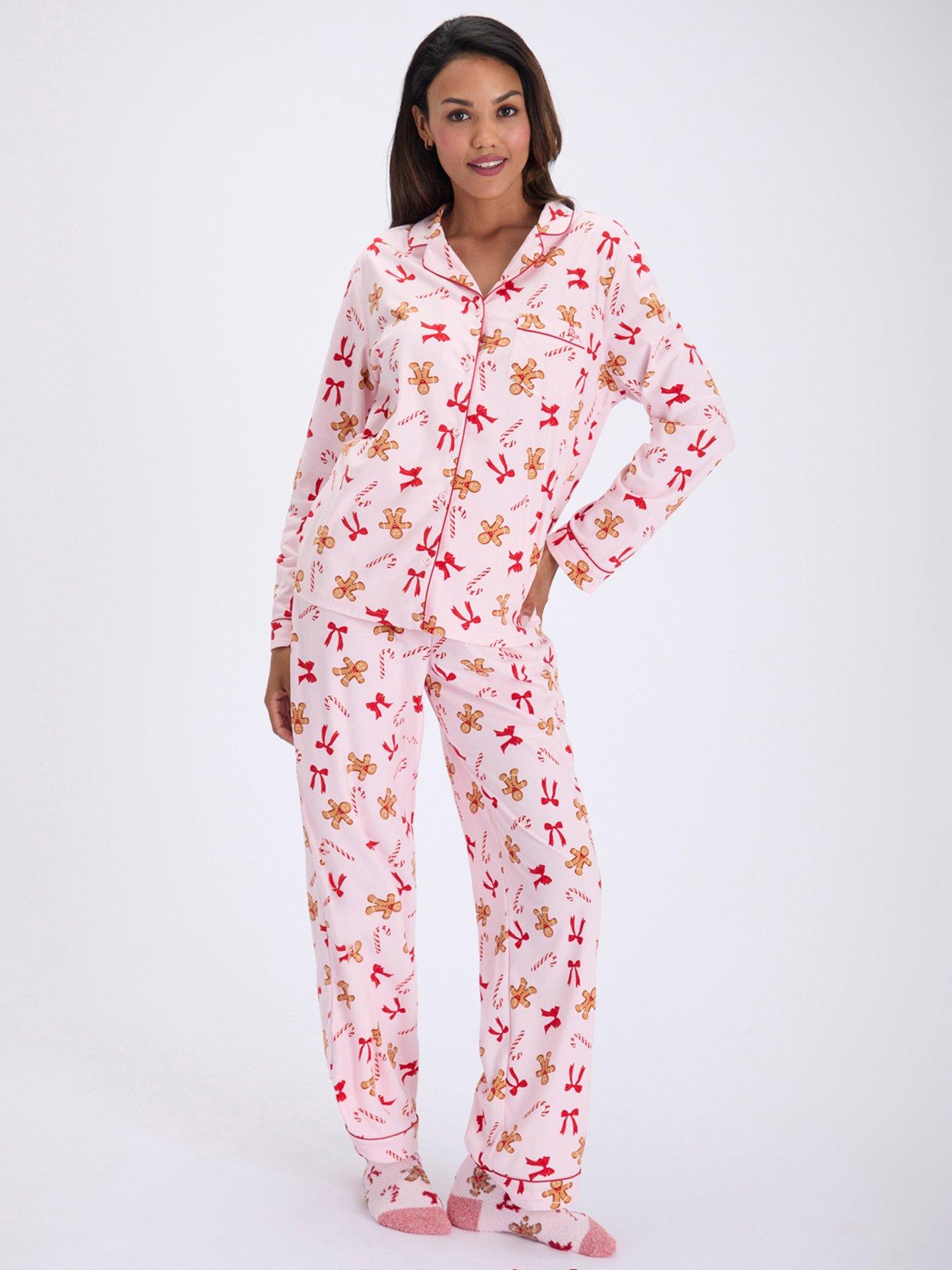 Boux Avenue Boux Avenue Gingerbread Candy Pj In A Bag - Pink Mix